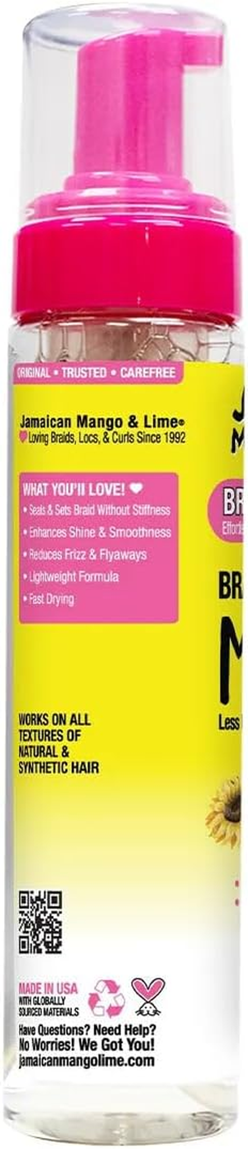 Jamaican Mango & Lime Braid Shine Molding Mousse 237Ml(8Oz) image number 1