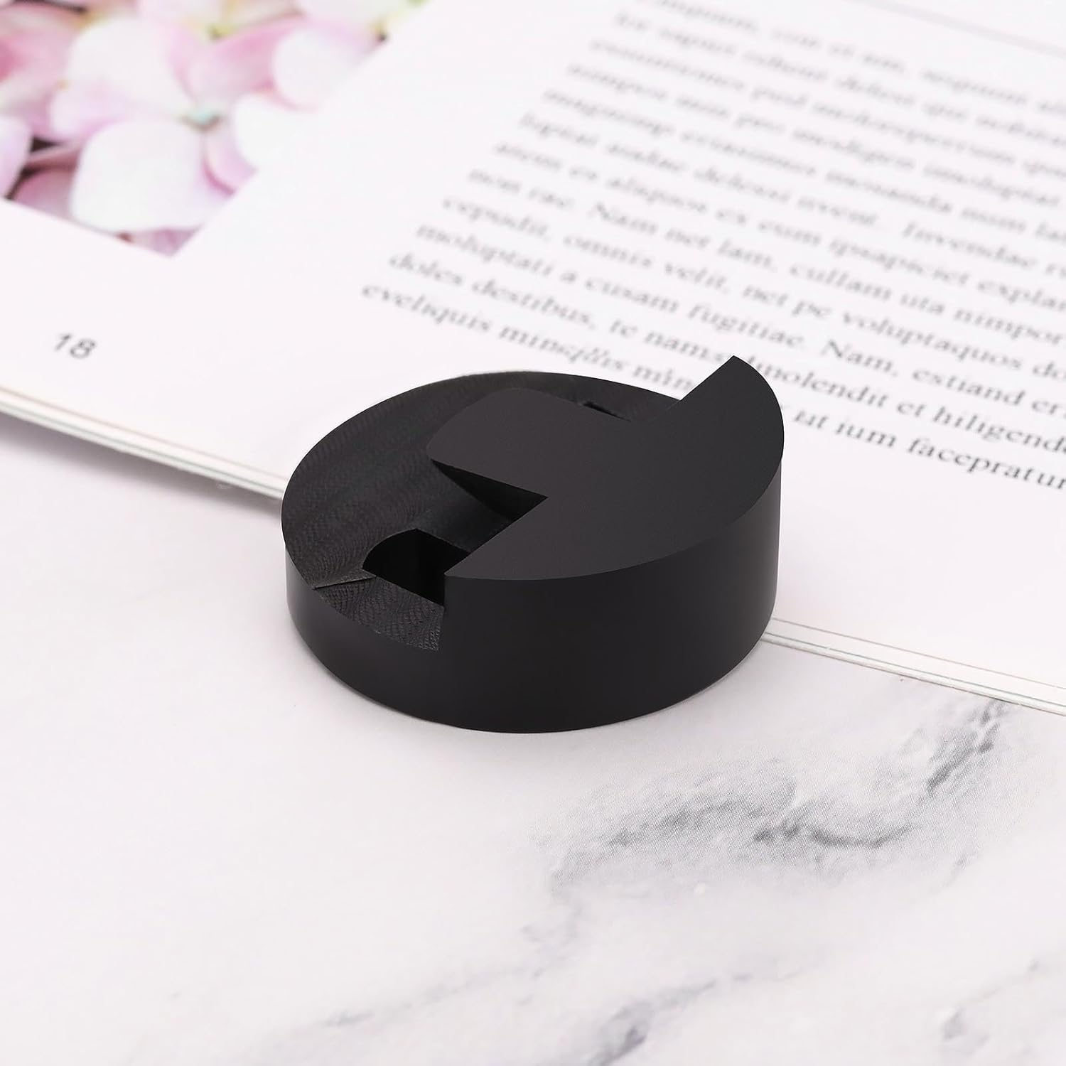 Emsea 2PCS Cello Mute round Rubber Cello Bass Mute Cello Practice Mute Musical Instruments Accessory for Homes Apartments Black image number 3