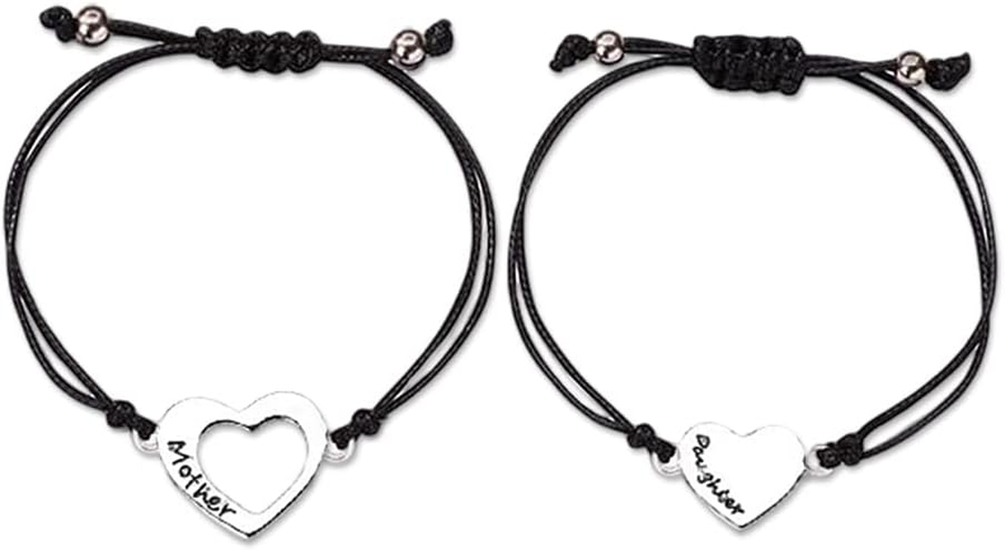 Matching Mother Daughter Heart Bracelets for Mom Daughter Christmas Birthday Gift from Mommy Mom Gifts from Daughters Mommy and Me Bracelets for Girls image number 1