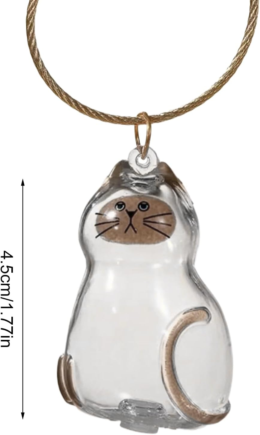 Transparent Cat Hair Storage Box, Cat Hair Storage Bottle, Pet Memorial Keepsake, with Meaningful Sympathy, Clear and Compact Design, 4.5Cm, for Friends & Family image number 4