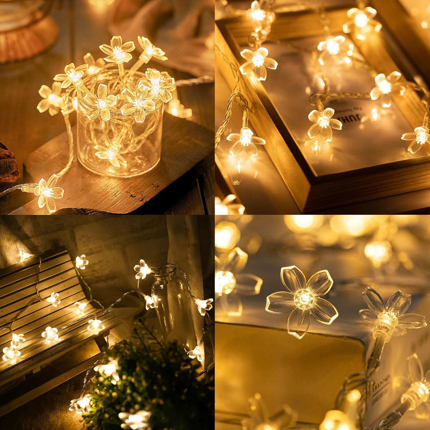 ENLACE LED Cherry Blossom Fairy Lights USB Powered 3 Meters 20 Warm White Leds Indoor Lighting
