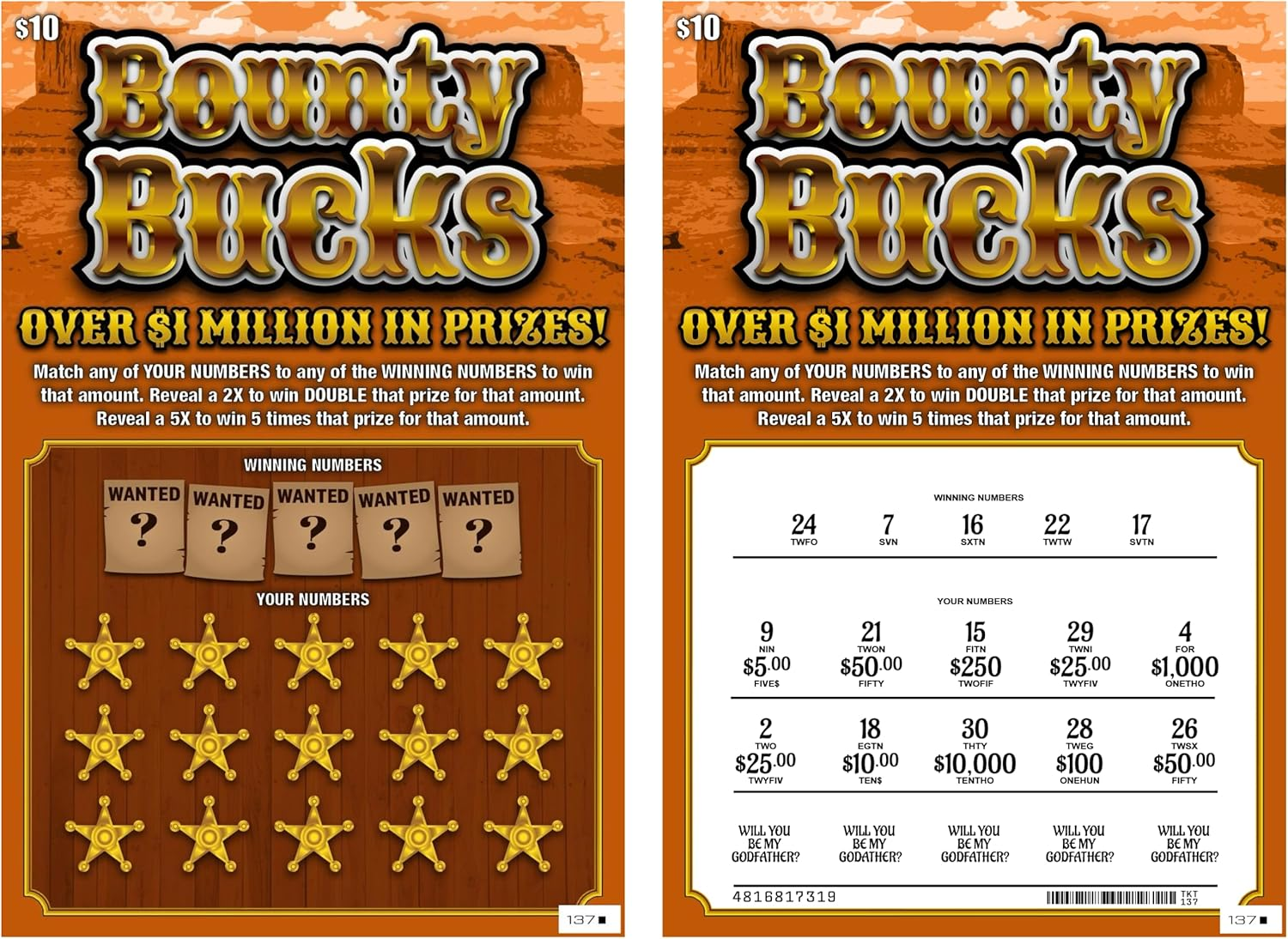 Twin Pregnancy Announcement Card - We'Re Having Twins - Six Twin Baby Reveal Scratcher off Tickets Included - Pregnancy Announcement for Husband - Baby Shower Decorations - Fun Surprise Cards