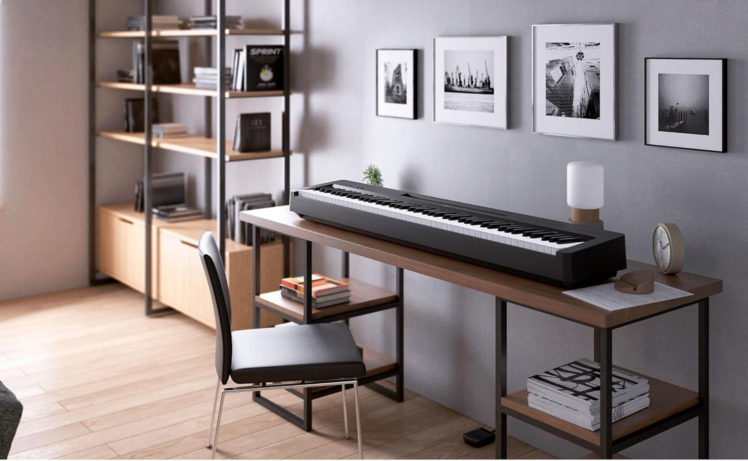 Yamaha P-143 Entry-Level Compact Portable Digital Piano, Black image number 6