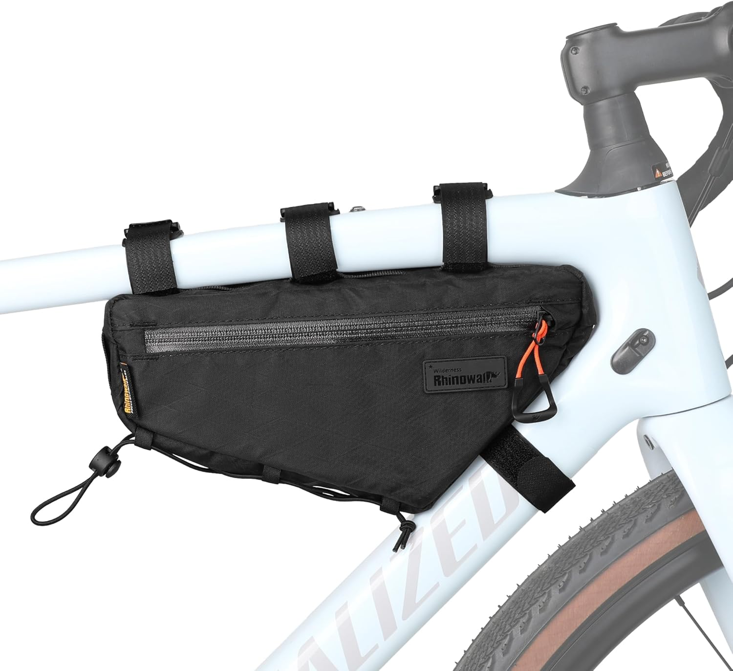 Rhinowalk Bike Bag Bike Frame Bag Waterproof Bike Triangle Bag 2.7L Bicycle Pouch under Tube Bag Professional Cycling Accessories(L)