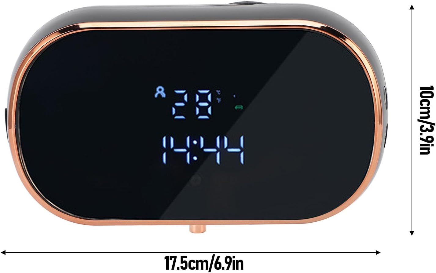 Automatic Foaming Soap Dispenser, 350Ml Touchless Hand Wash Dispenser with Adhesive, Liquid Soap Pump for Bathroom Kitchen Office, Wall Mounted USB Rechargeable (Black) image number 4