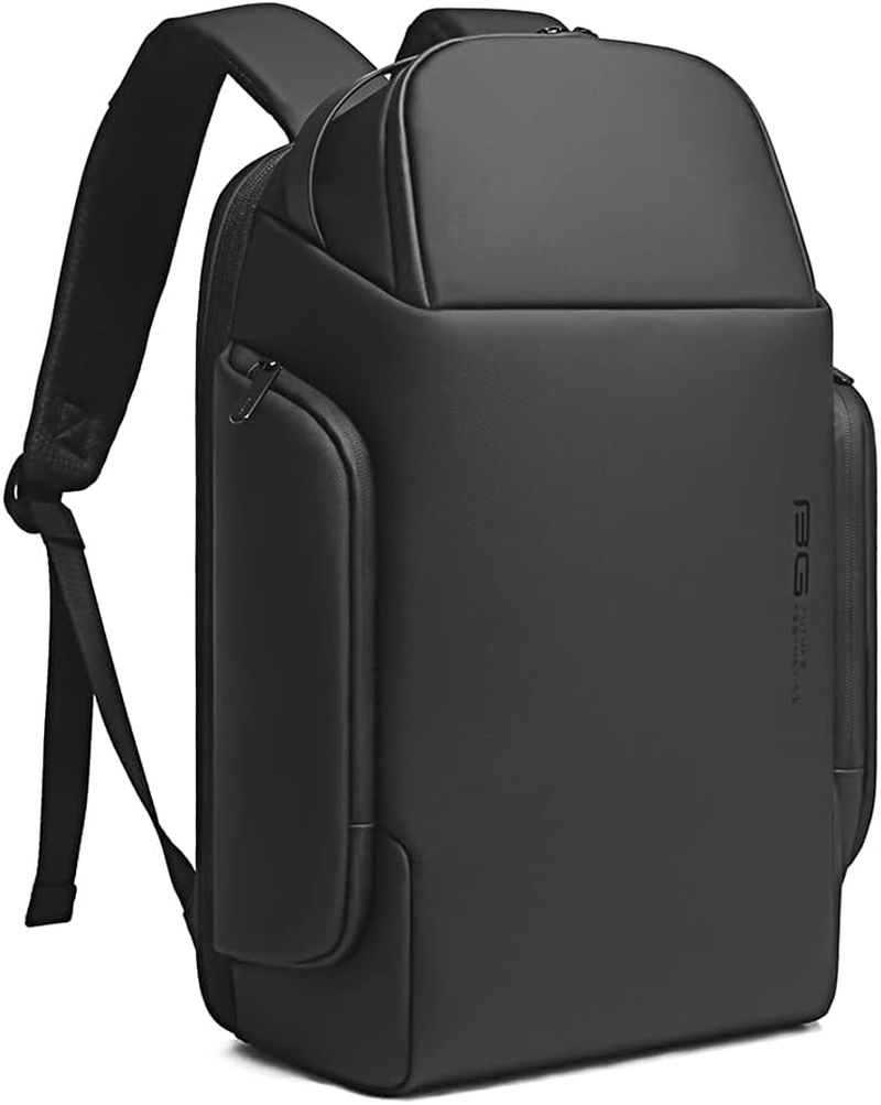 BANGE Smart Trendy 20L Durable Oxford Backpacks Anti-Theft USB Waterproof 1.2KG W 15.6In Laptop School Travel Black Bags,7277,Large, Black, Large, Daypack Backpacks image number 3