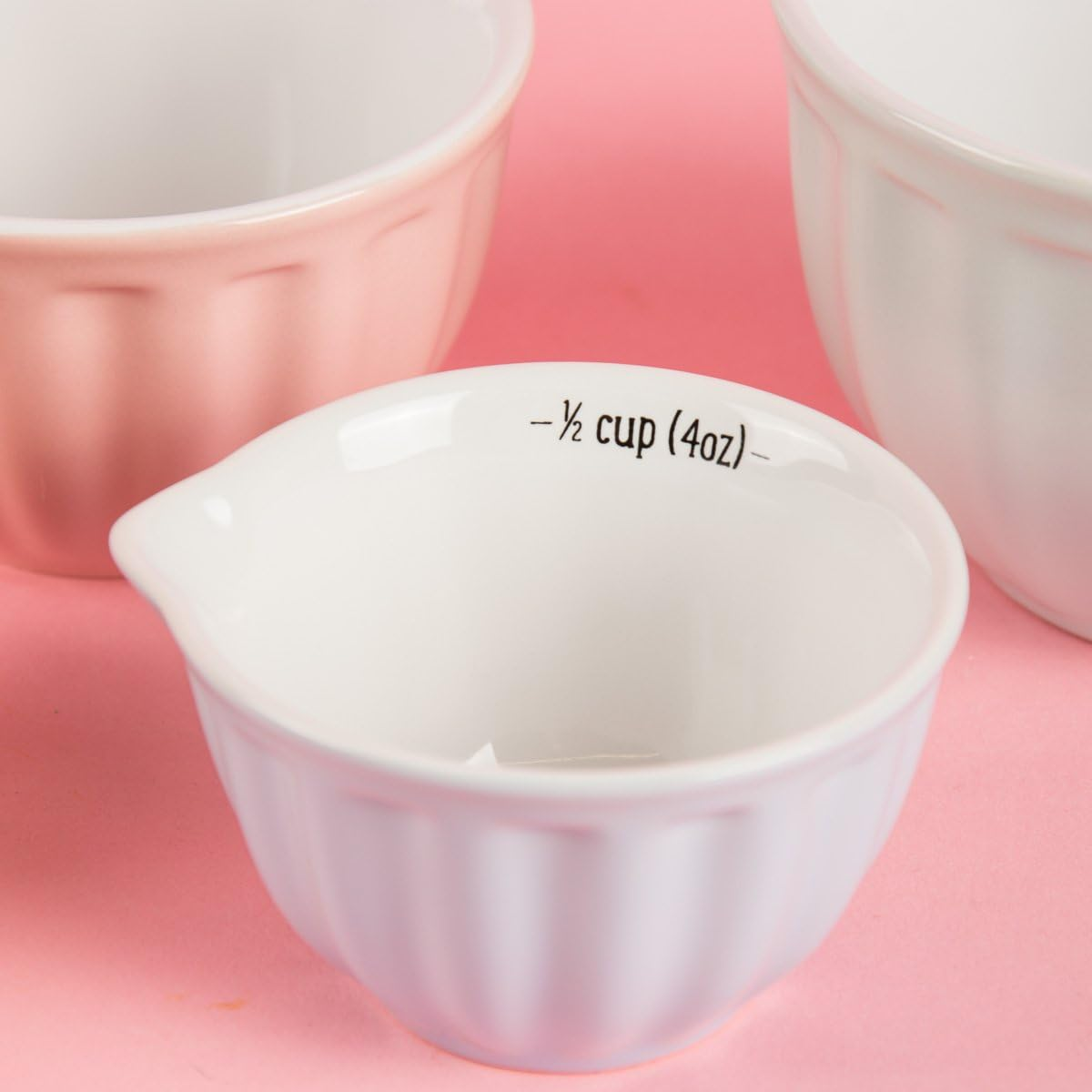 Retro Pastel Measuring Cups - Set of 4 Pcs by Sass image number 2