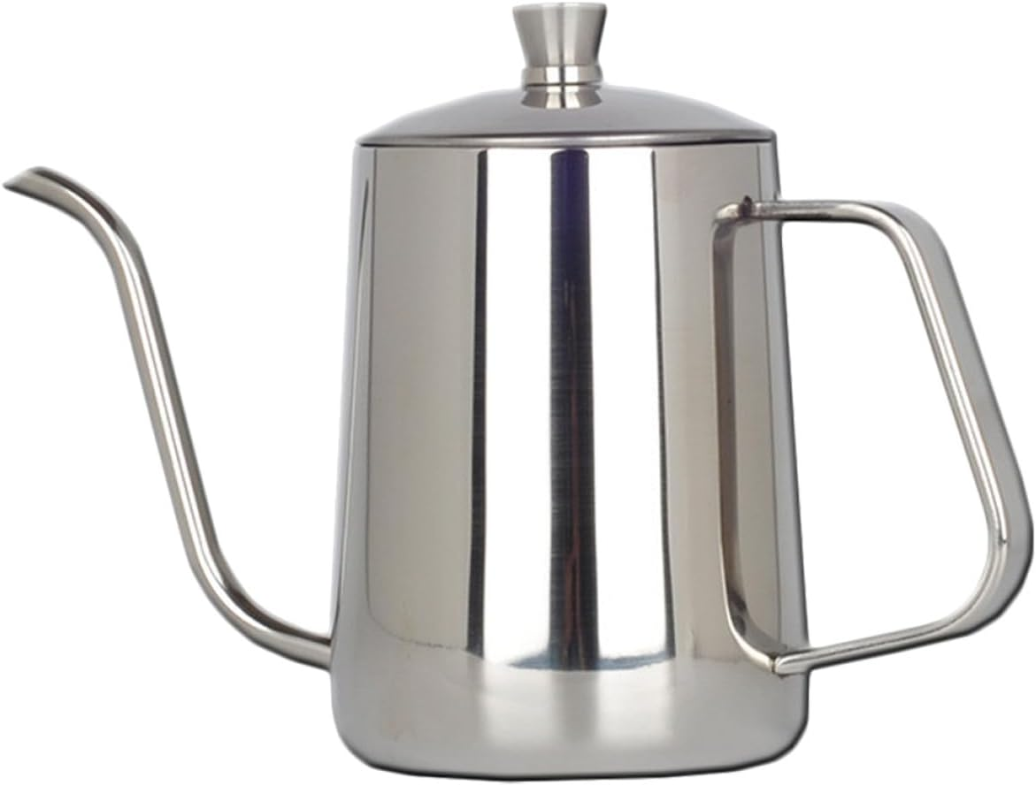COOPHYA Stainless Steel Coffee Kettle with Long Gooseneck Spout for Precise Pour-Over Brewing Fast Heat Conduction Office and Home Use Metal Coffee Pot for Tea Lovers image number 2