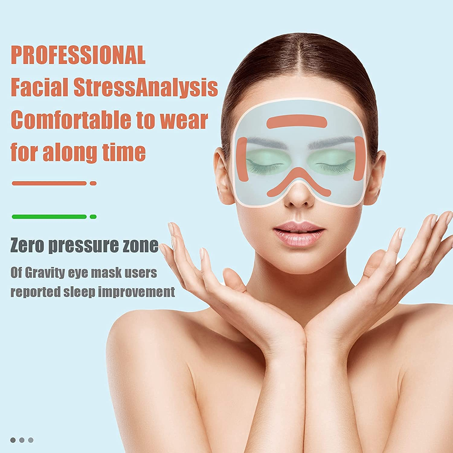 Sleep Mask, NEESTARTLY 3D Concave Design, Non Pressure, Ultra-Soft, Adjustable Eye Mask for Women Men, Eye Shades for Travel/Naps/Yoga/Insomnia