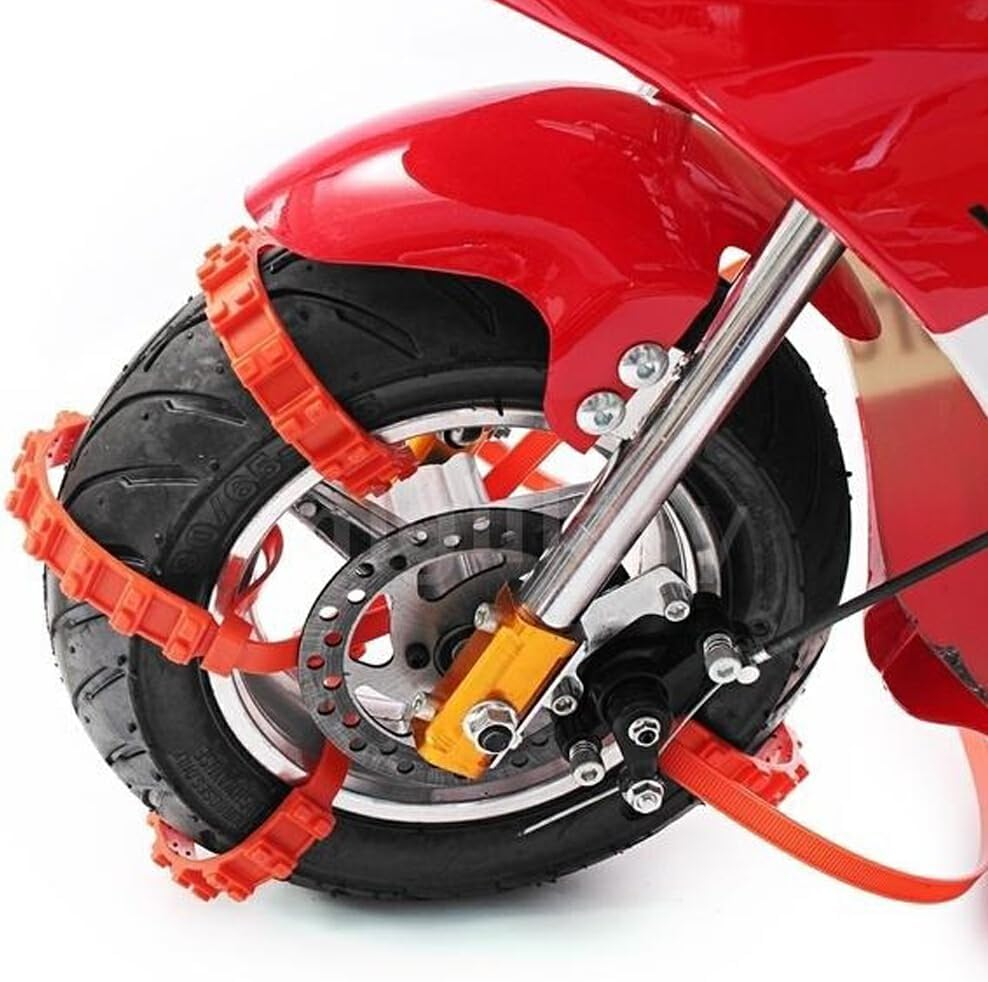 SUIOPPYUW Easy to Install Nylon Anti-Slip Chain for Winter Automotive Wheel Tyre High Performance Car Motorcycle Outdoor Snow Tire image number 1