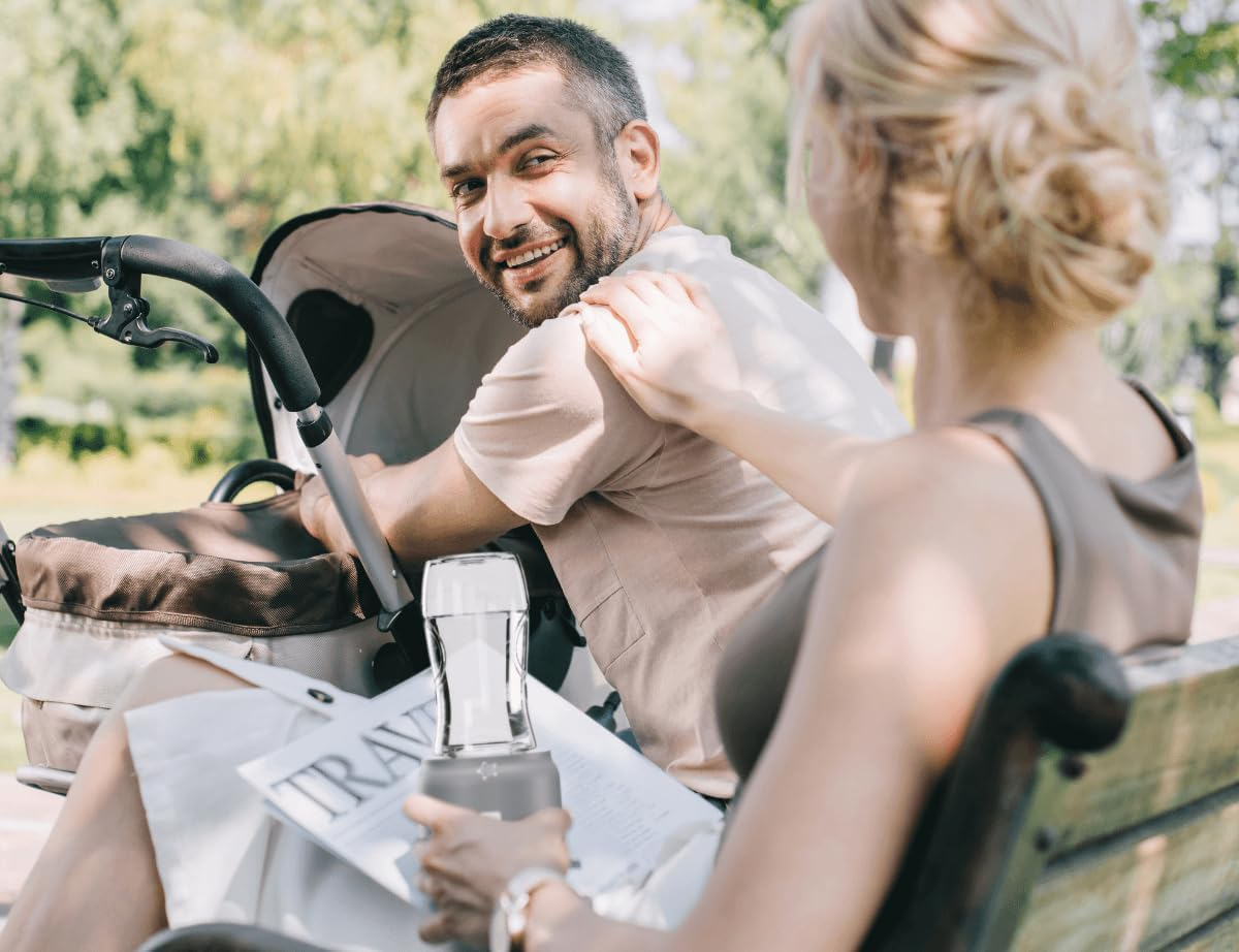 Cherub Baby Anywhere Universal Portable Wireless Cordless and Rechargeable Travel Baby Bottle Warmer with Temperature Display