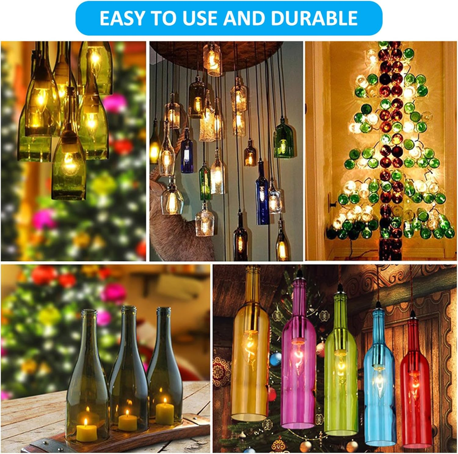 Glass Bottle Cutter Kit, DIY Glass Cutter for Bottles, Stainless Steel Bottle Cutter Tools for Various Shape Bottles,Professional Glass Bottle Cutting Machine for Bottles of Wine Beer Liquor Champagne image number 5