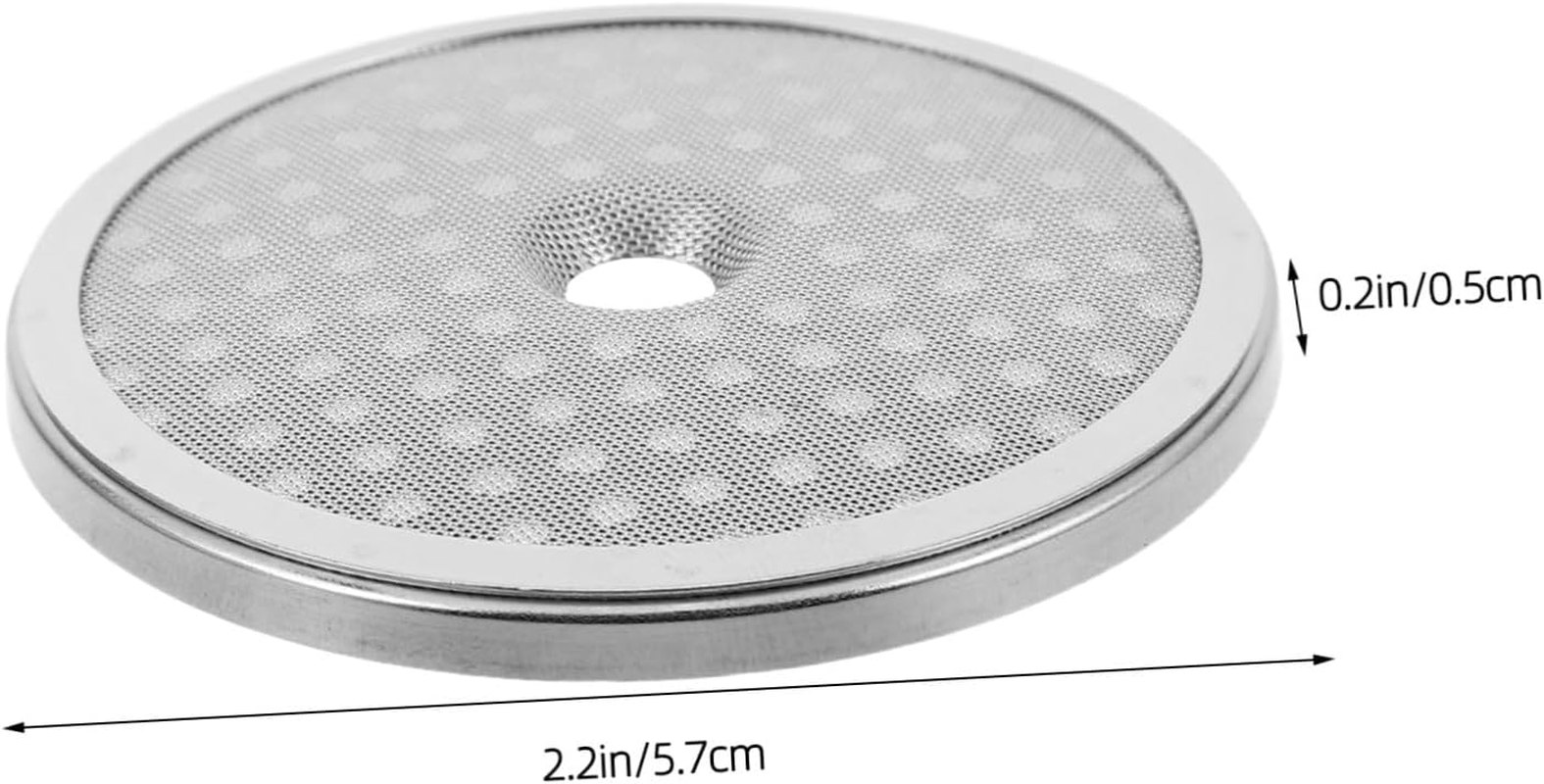 OKUMEYR 2Pcs Stainless Steel Coffee Filter Mesh Plate Reusable Espresso Puck Screen with Double Water Diffusion for Portafilter Basket Home and Office Use image number 3
