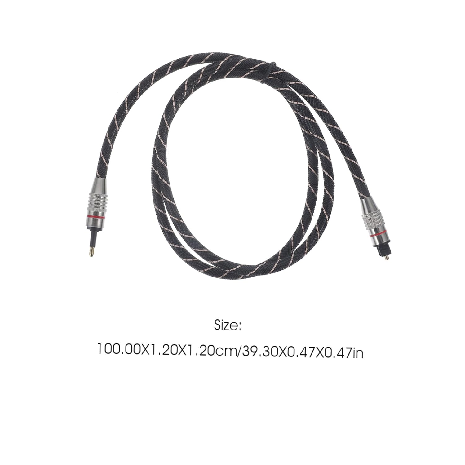LALAFINA Optical Fiber Audio Cable Digital Audio Cord for Home Theater Fiber Optic Cables Channel Support Optic Cord for Tv and Sound Systems image number 1