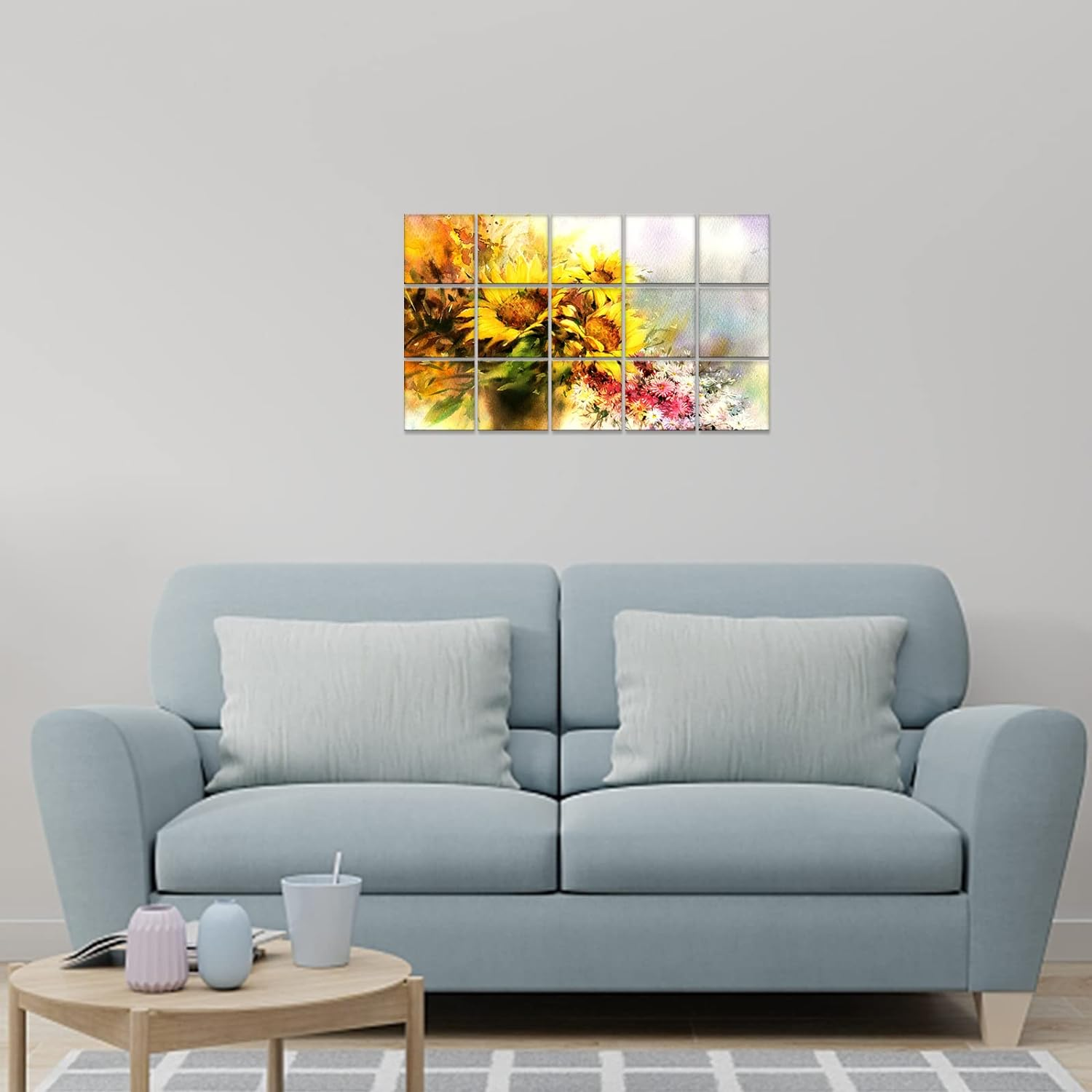 ESRICH Mini Stretched Canvas 20Pack 2.4*2.4Inch,2/5''Profile Art Primed Canvases for Painting,100% Cotton Small Professional Stretched Canvas for Kids and Art Supplies,For Acrylics,Oils&Other Painting