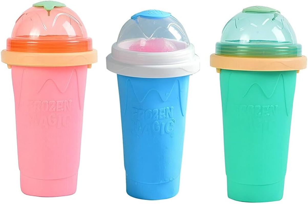 AIMALL Magic Quick Freeze Slushie Cup - Versatile Squeeze Milkshake & Ice Cream Maker for Refreshing Treats 4.1 X 8.3 Inches image number 4