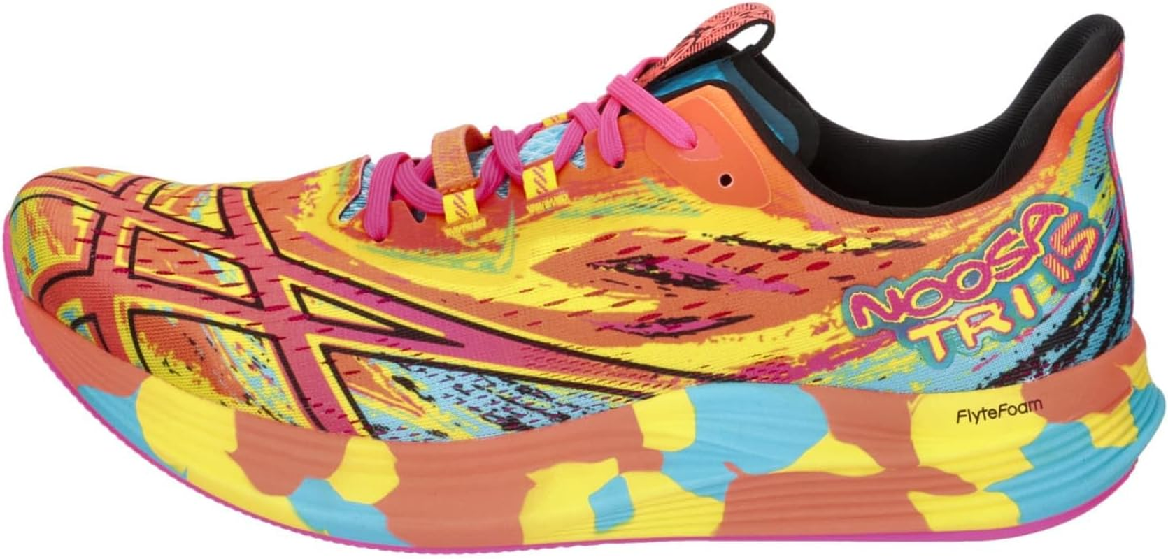 Mens Asics Jolt 4 Black/White Athletic Running Shoes image number 3