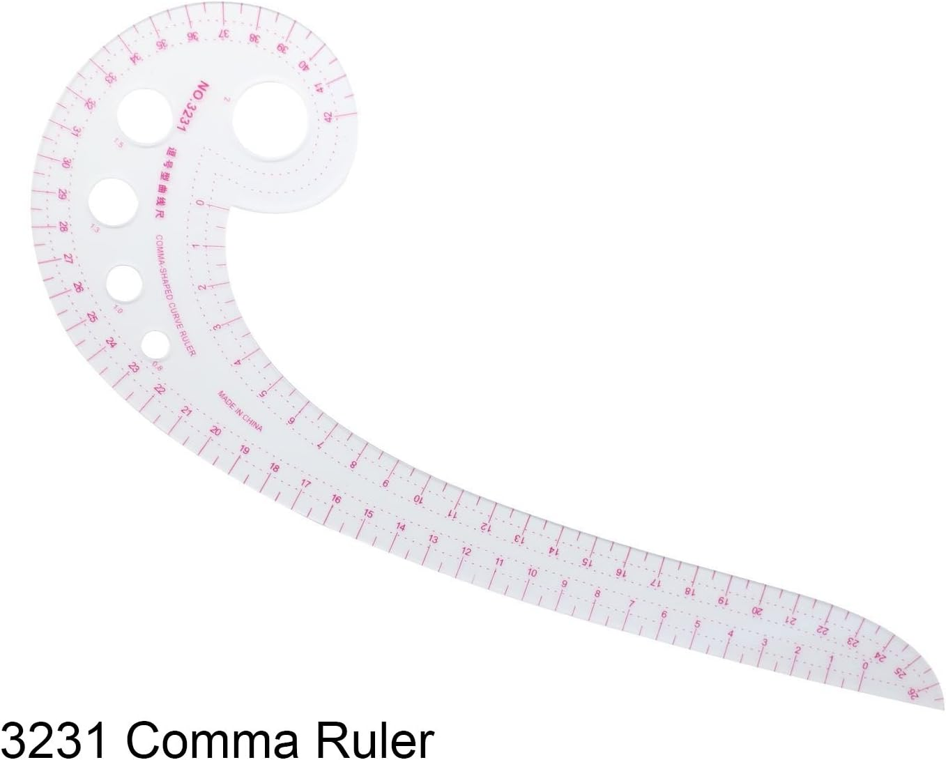 Stormshopping 6 Stlye Plastic Fashion Metric Ruler Set French Curve Pattern Grading Rulers Styling Design Craft Sewing Tool Set for DIY Clothing image number 2