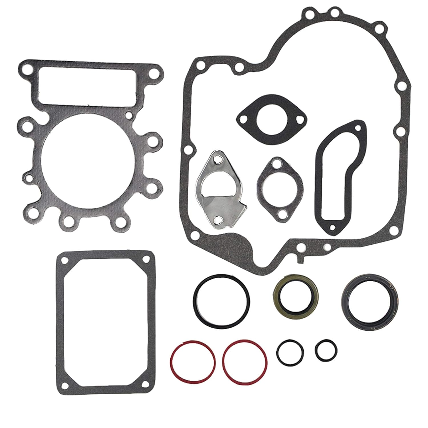 796187 Engine Gasket Kit Replacement for Briggs Stratton 794150 792621 697191 Lawn Mower Gasket Set image number 1