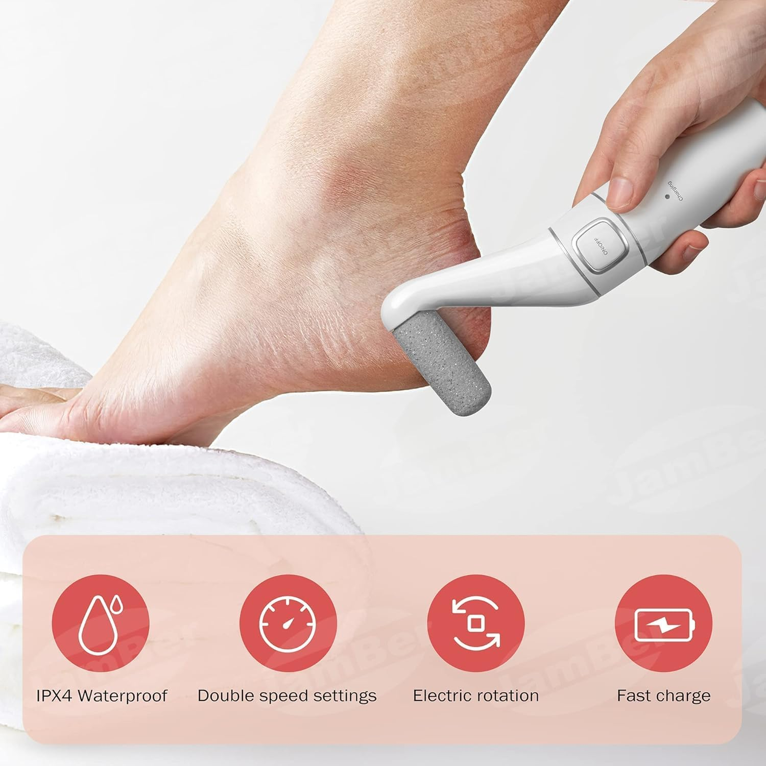 Electric Care Pedicure Foot File Hard Dead Skin Callus Remover Foot Grinder image number 5