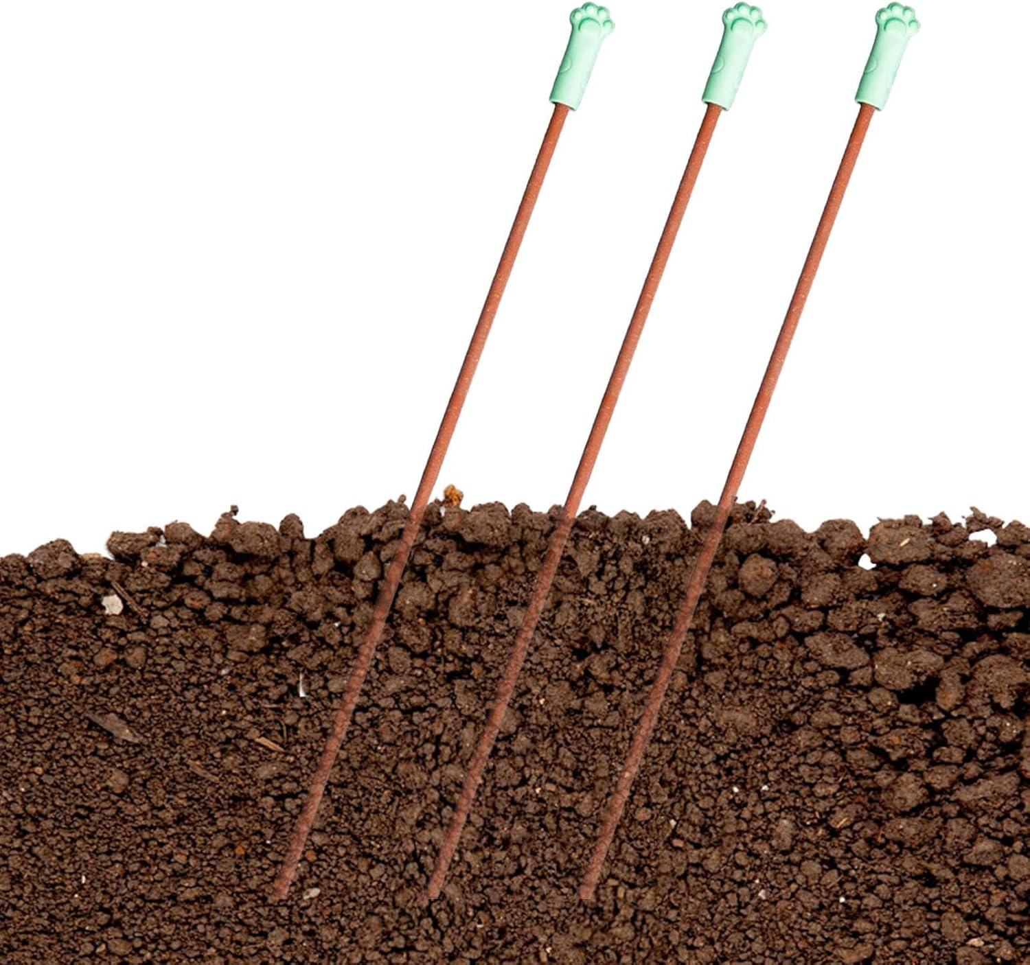 Soil Moisture Sensor, Clay Garden Accessories,Plant Moisture Meter - for Lawn Station Grow Planting Greenhouse Planter Watering Tomato Farm Home Flower Pot Vegetable Potting Raised Root Tree