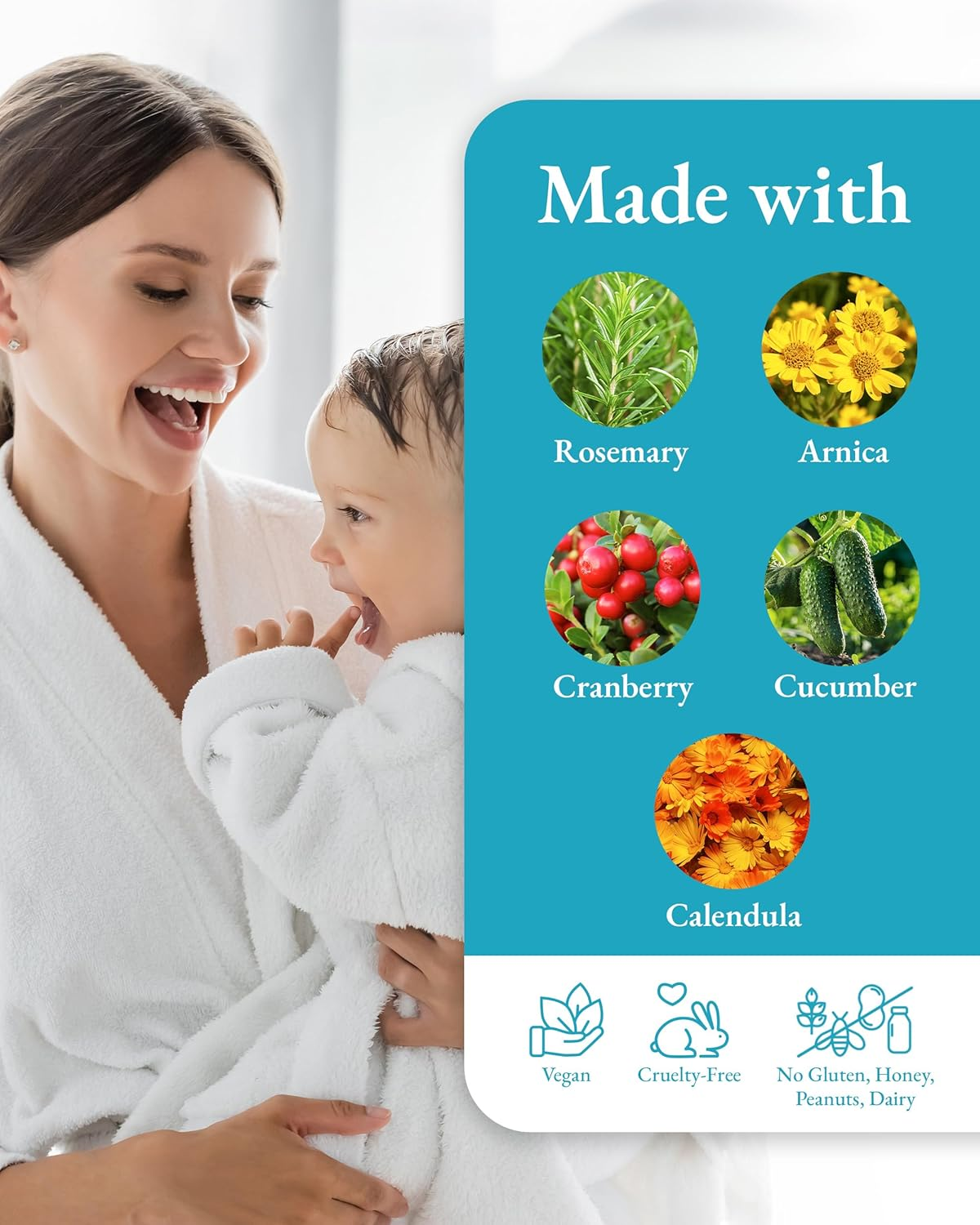 Original Sprout Hair and Body Baby Wash. Organic Vegan Baby Shampoo and Body Wash for Sensitive Skin. 12 Oz. image number 2