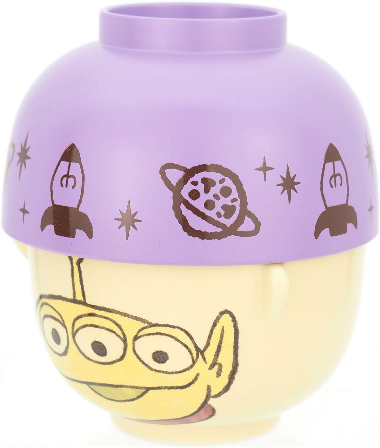 Sunart Co., Ltd. SAN3078-3 Disney Pixar Toy Story Alien (Crayon Touch) Soup Bowl and Rice Bowl Set, Approx. 10.6 Oz (300 G) - Alien Crayon Touch image number 4