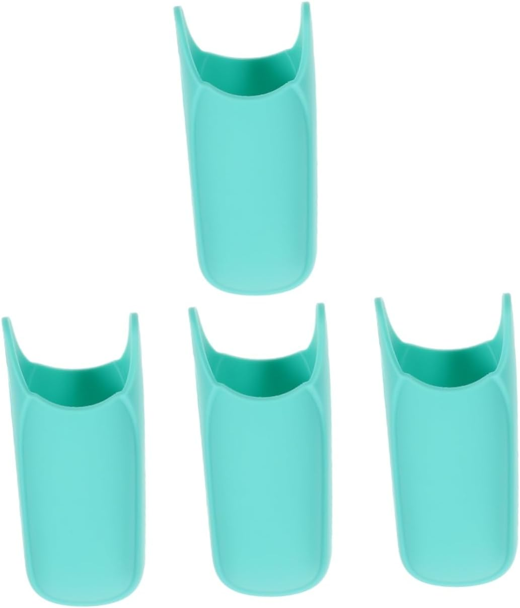 FOMIYES 3Pcs Hair Straightener Cover Hot Brush Styler Holder Silicone Iron Cover