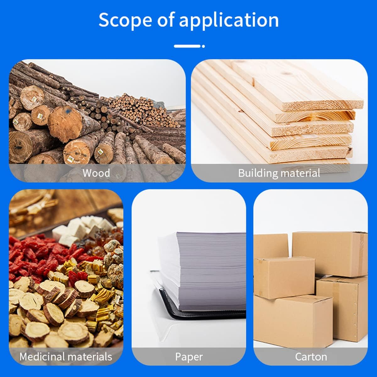 Wood Moisture Meter, Digital Moisture Detector, Portable Hygrometer, 9V Digital Moisture Detector with 4 Modes Handheld Water Leak Detector LCD Display (Black) image number 6