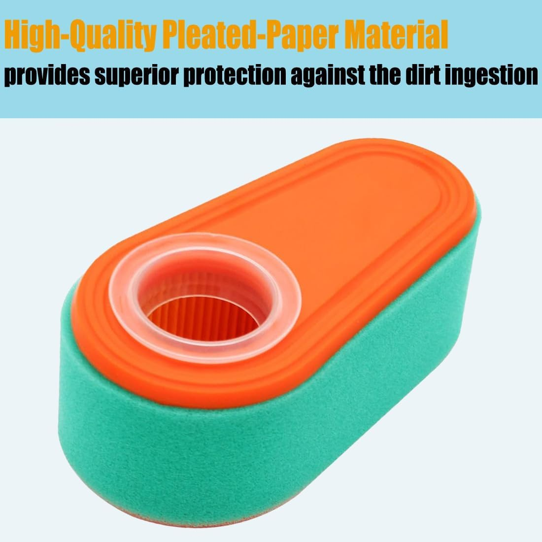 795066 Timemaster 30 Inch Mower Air Filter for BS 796254 775 775EX 800 800E 825E 850 850E 875EX 950E Series Engine Toro 20199 20200 21199 21200 Husqva-Rna HD775HW HU775AWD HU775H