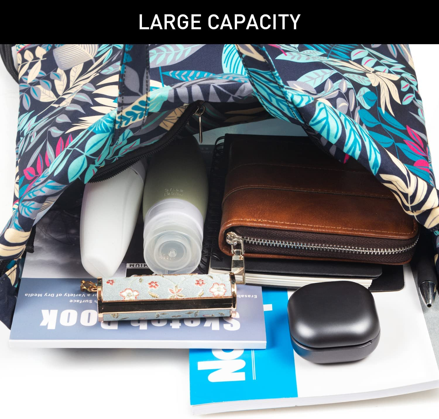 Drawstring Swim Bag - Waterproof Backpack with Separated Wet and Dry Storage Pockets, Lightweight String Bag for Beach, Travel, Pool or Gym Bag, Designed in Australia image number 4