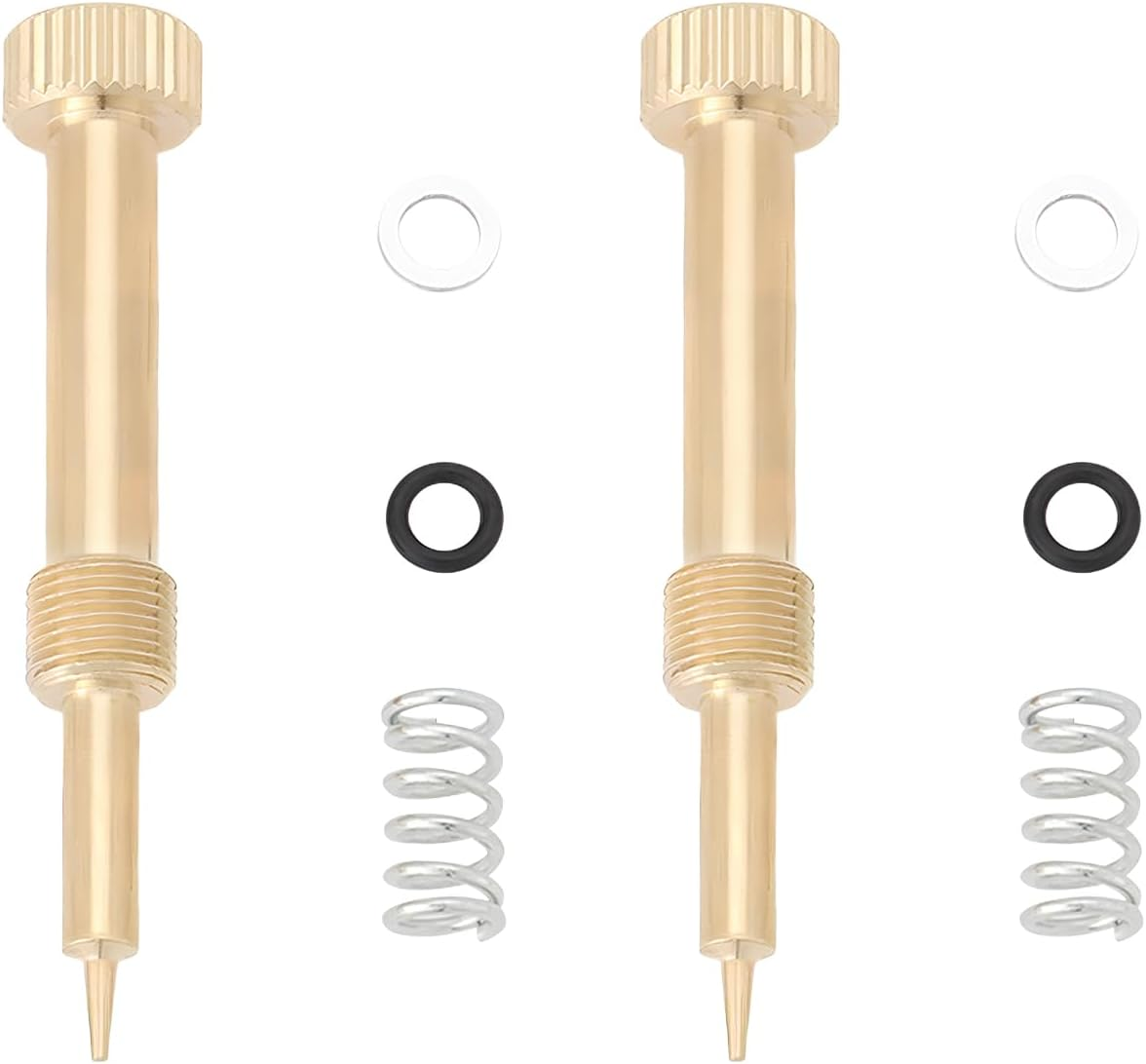 Emsea 2PCS Carburetor Air Fuel Mixture Screw Compatible with Mikuni VM22 Compatible with YBR 125 M6X0.5 Length 42Mm for Motorcycle Repair Workshops Racing or Competitions image number 3