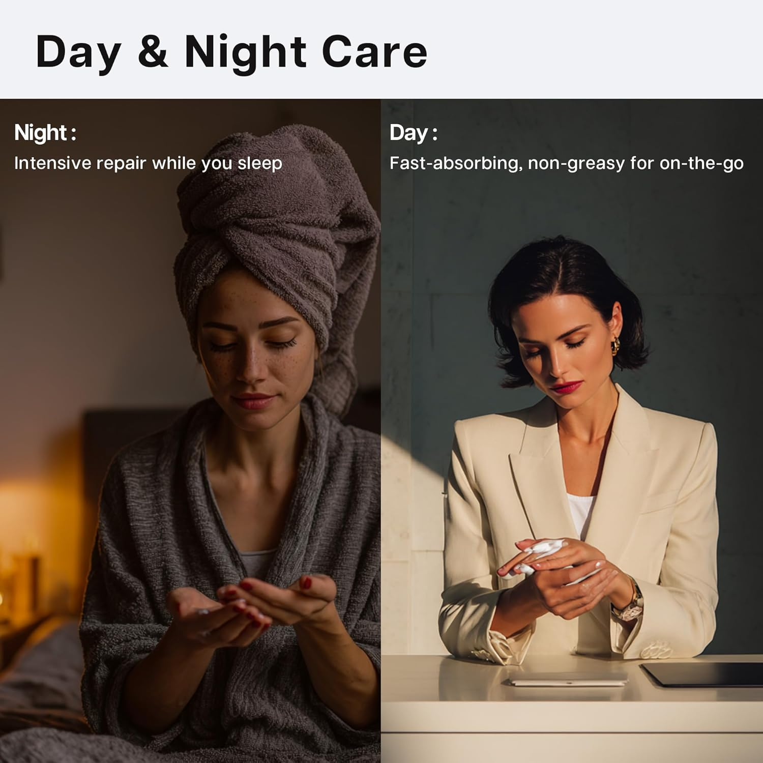 VRAIKO OUHOE Retinol Anti-Aging Hand Cream, Mineral Hand Moisturizer with Retinol, Shea Butter and Collagen, for Younger Looking Hands, Soft Smooth Skin, Nails & Cuticles image number 2