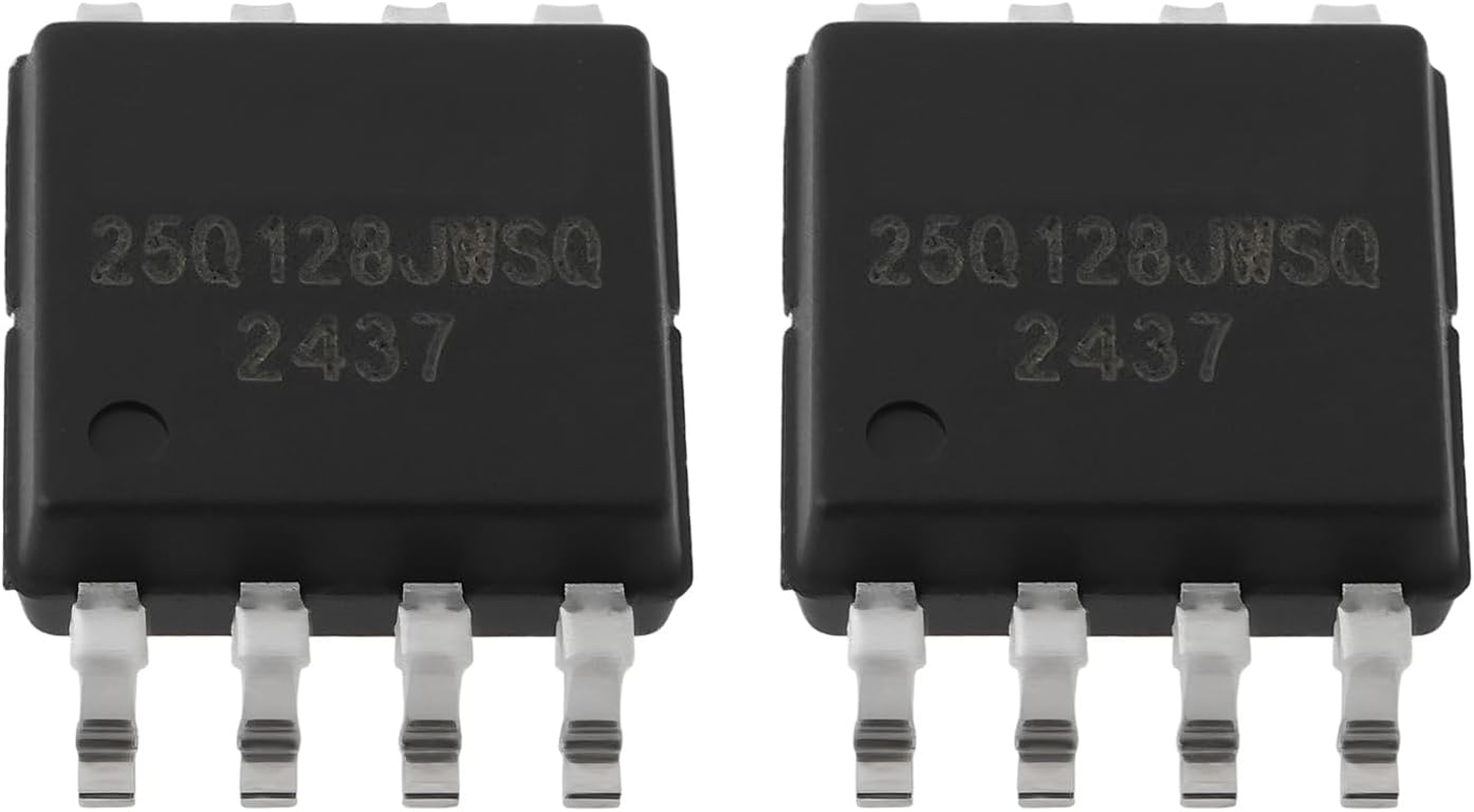 VGOL 2Pcs W25Q128JWSQ 128Mbit Serial Flash Memory Chip SOIC-8 Package SPI Interface for Embedded Systems and Data Storage Applications image number 6