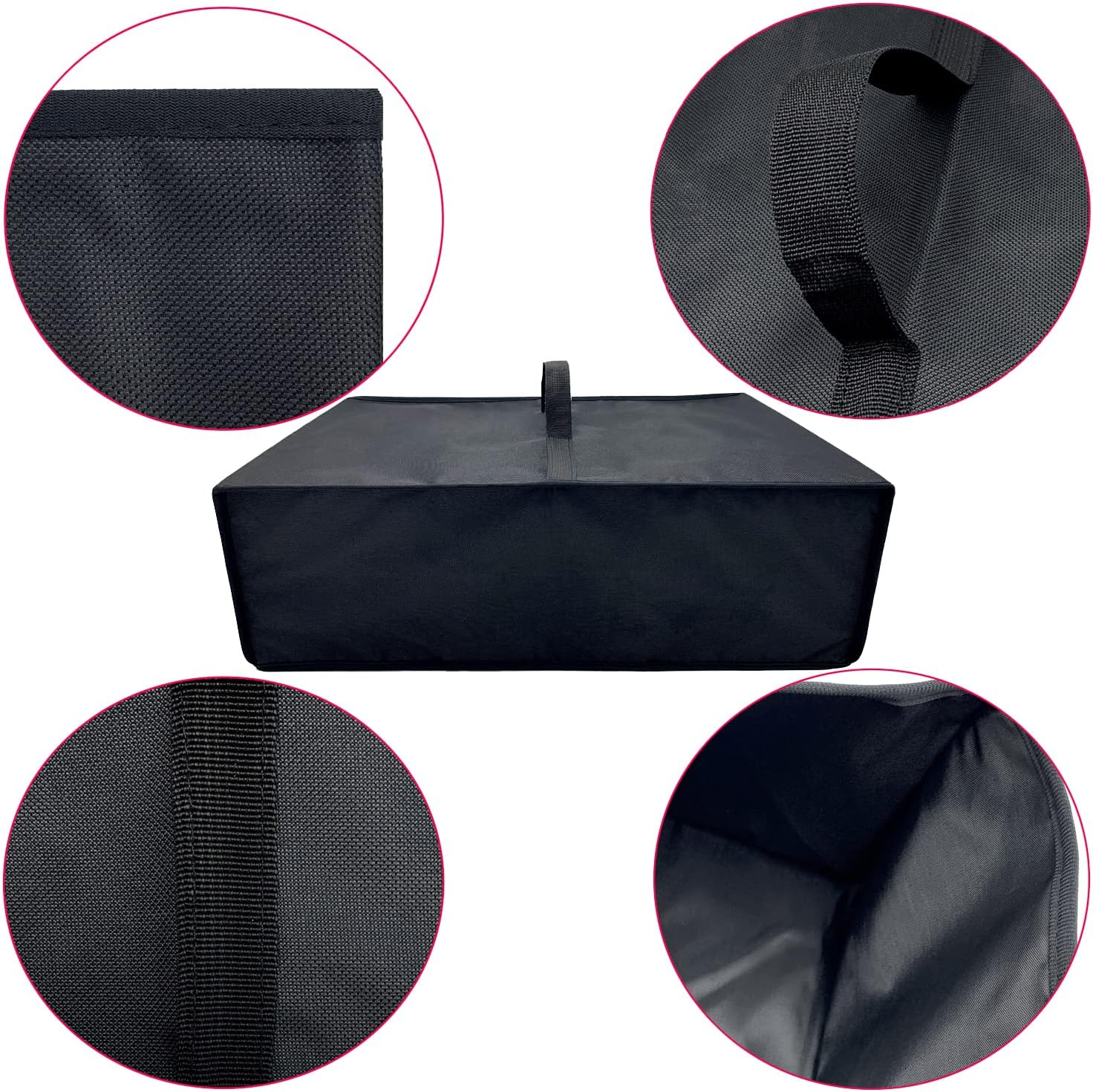 Wanty Black Antistatic Water-Proof Dust-Proof Nylon Fabric Printer Cover Case Protector for Perfection V700 / V750 / Epson Perfection V800 / V850 Pro Photo Scanner image number 2