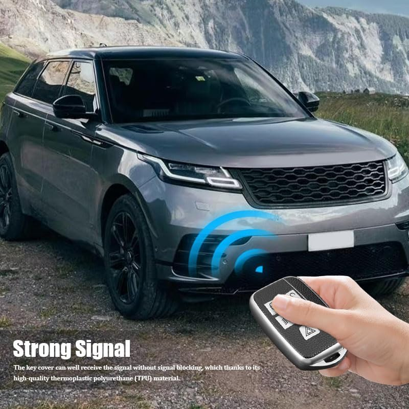 1 PCS Car Key Cover Soft, Compatible with Land Rover Defender, Discovery, Evoque, Range Rover Sport and Jaguar Models image number 1