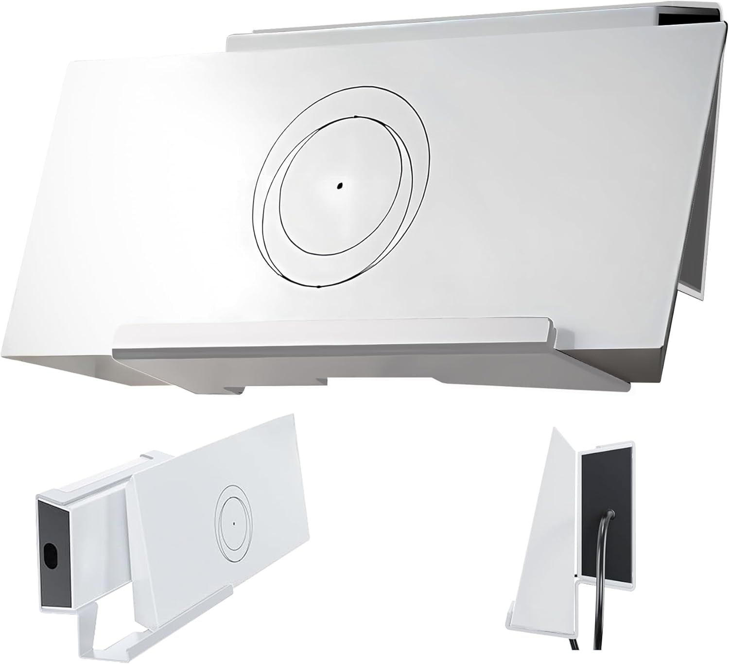 Starlink Gen 3 Mount,Starlink Gen 3 Router Wall Mount,Starlink Internet Kit Satellite, Stainless Steel Starlink Mount for Starlink Router,Starlink Accessories for Home,Office,Rv,Boat image number 1