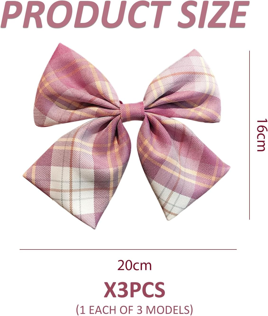 3 Pieces Tested Bow Hairpin, Retro Hairpin, Classic Design Hairpin, Women'S Hair Accessories, Hairstyle Decorations. image number 5