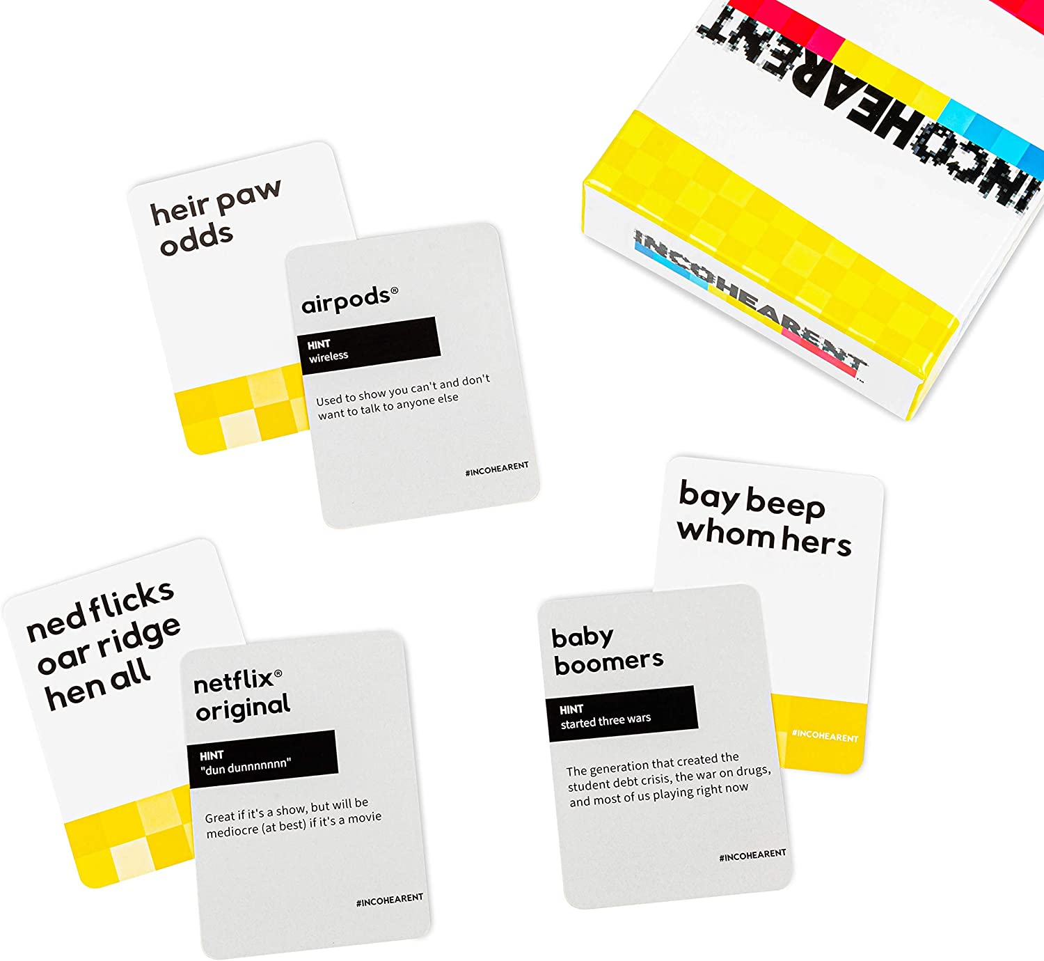 WHAT DO YOU MEME? Incohearent Fresh Phrases Expansion Pack - Designed to Be Added to Incohearent Core Game image number 5