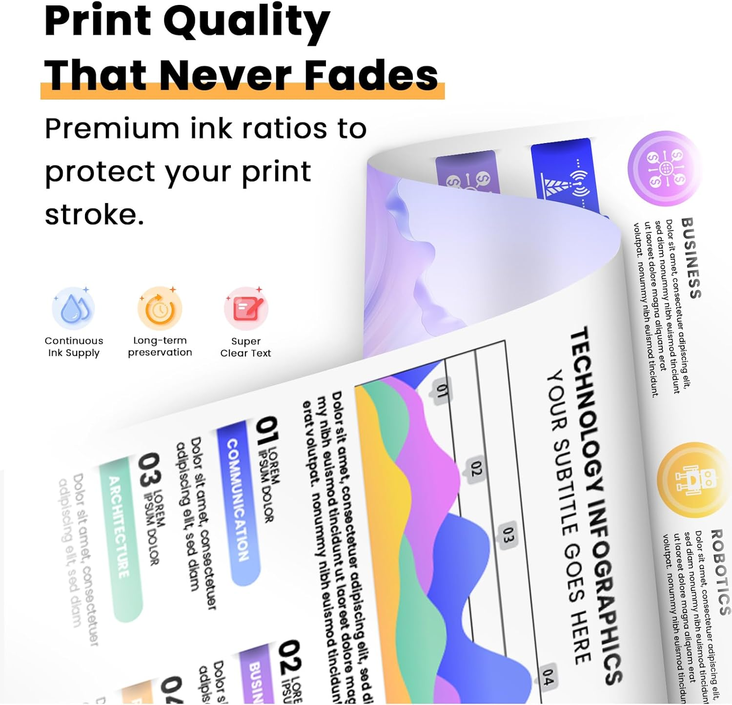 Torvon 212XL Ink Cartridge for Epson 212 212XL 212 XL Ink Cartridges Combo Pack 4 Compatible with Epson XP-2100 XP2100 XP-3100 XP-3105 XP-4100 XP4100 WF-2810 WF-2830 WF-2850 Printer(B/C/M/Y) image number 5