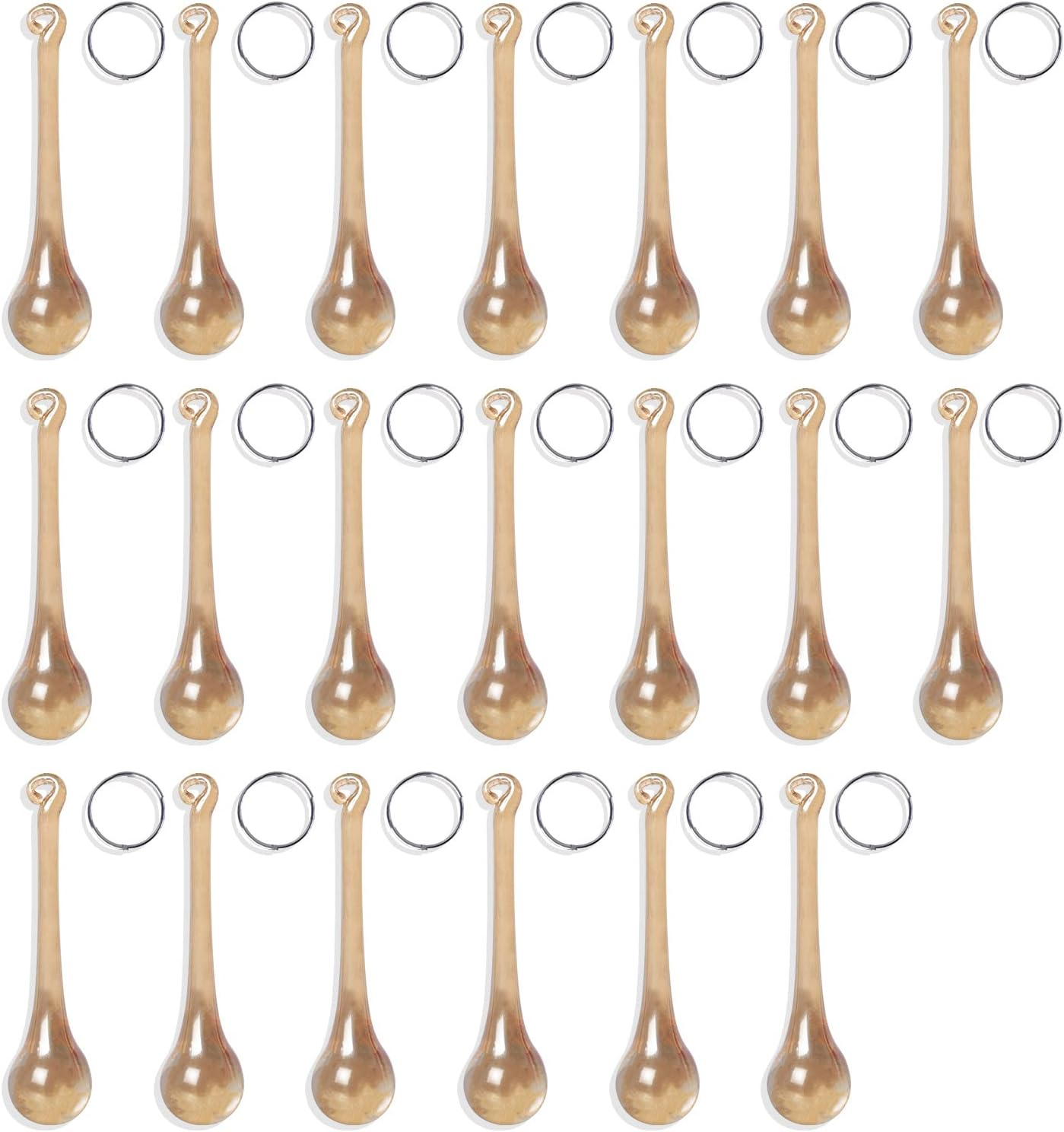 LONGWIN 20Pcs 3Inch Crystal Teardrop Pendant Chandelier Parts Wedding Decoration Christmas Tree Decorations (Multicolor)