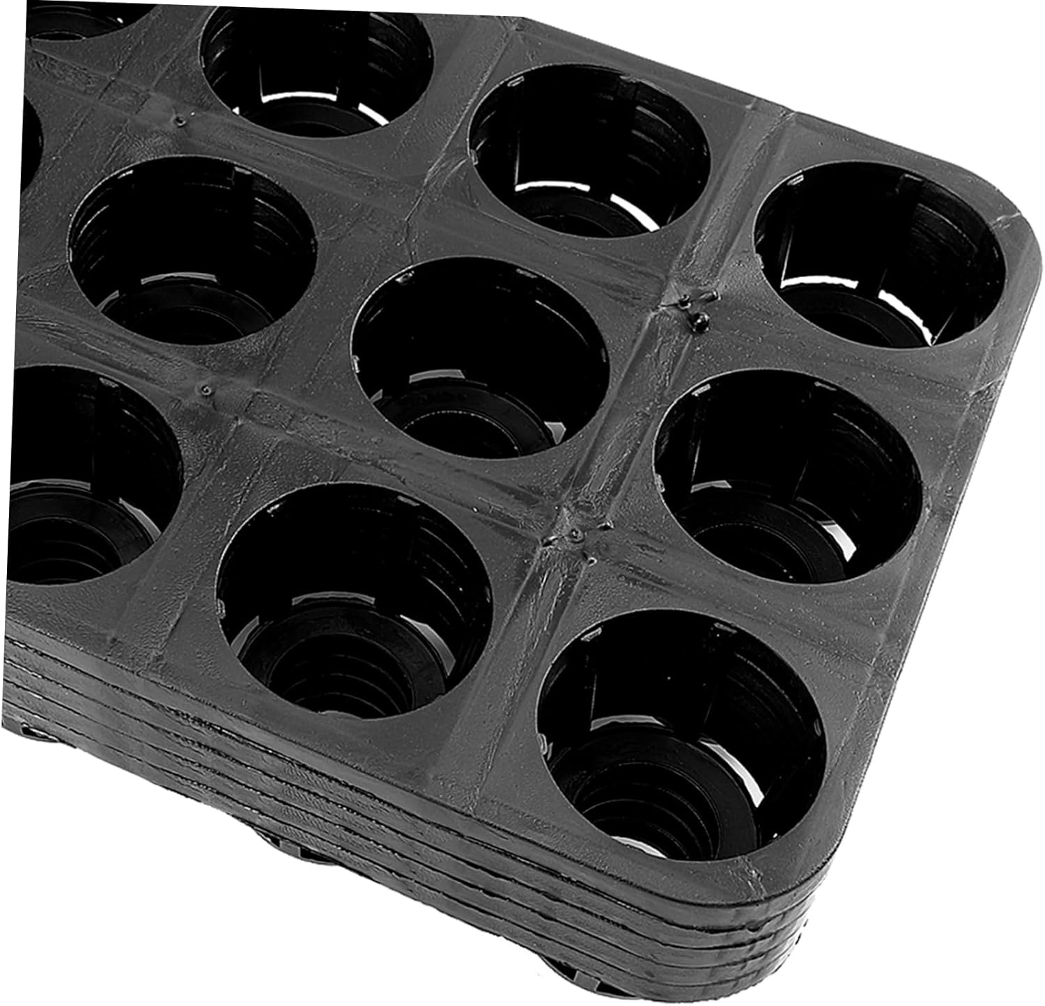 BCOATH 5 Pack Pp Starting Trays Greenhouse Planting Trays for Fruits Sowing Supply Planting Nursery Tray image number 1