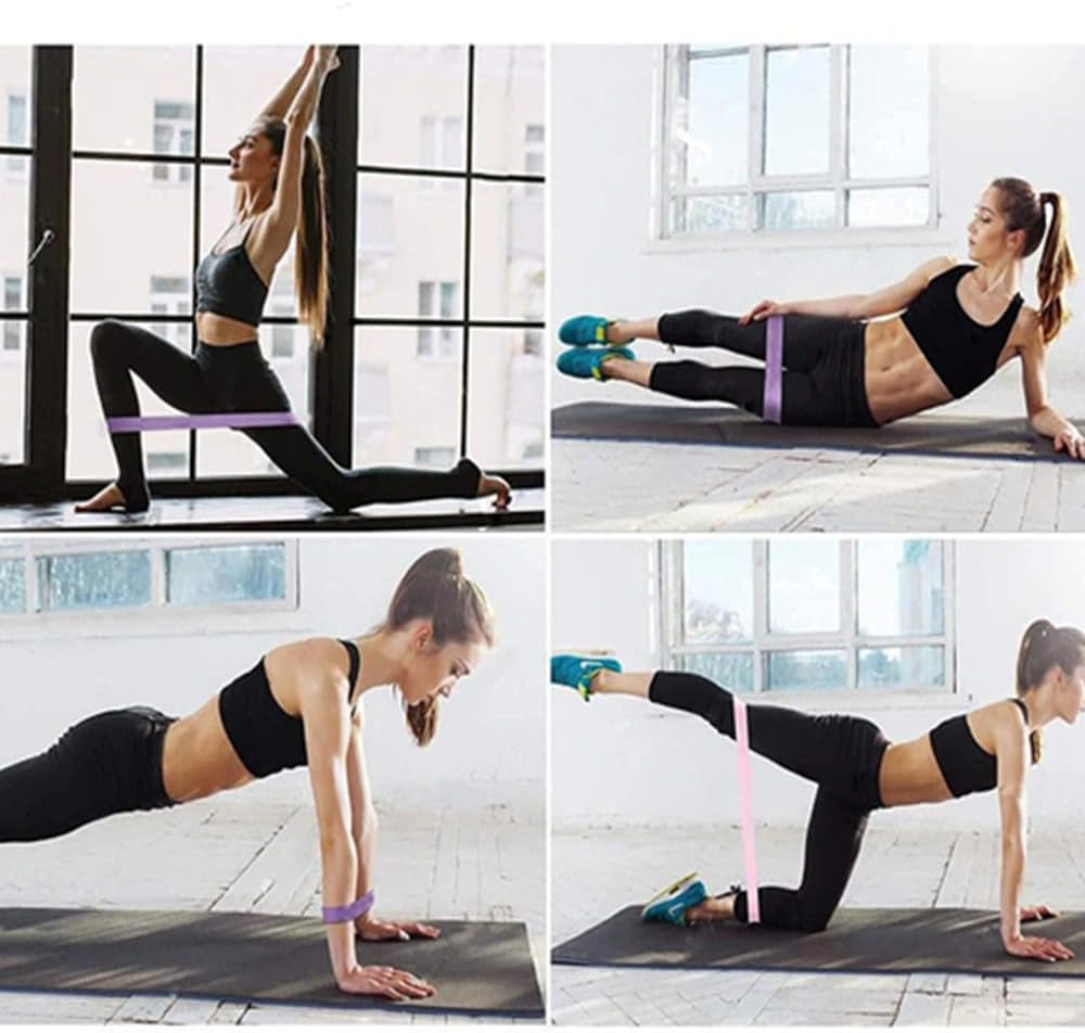 Elastic Band Sensory Chair Bands Chair Stretchy Bands Elastic Bands for Classroom Chair Stretch Bands Yoga Band Chair Elastic for Yoga, Dancing Assistance and Rehabilitation 10 Pcs Loopunk image number 1