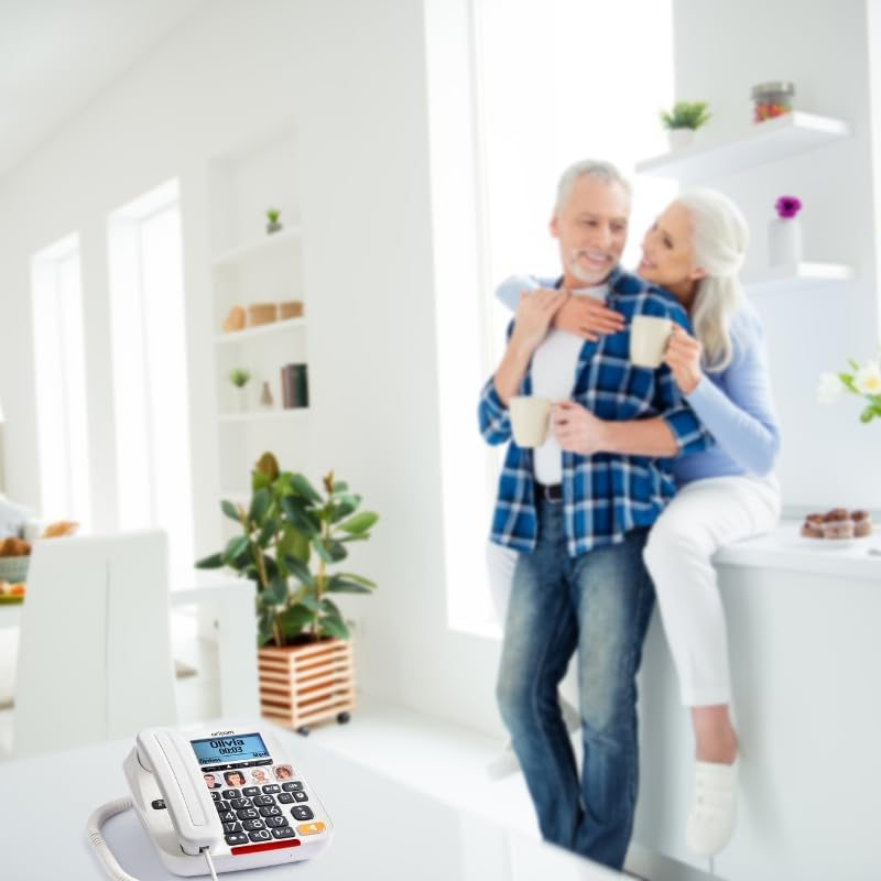 Oricom Care920-1 Amplified Big Button Phone with Cordless Handset - Hearing Aid, T-Coil Compatible, Speaker, Amplified Volume, Loud Ringer, Backlit Display, Talking Digits, Visual Ring Indicator image number 6