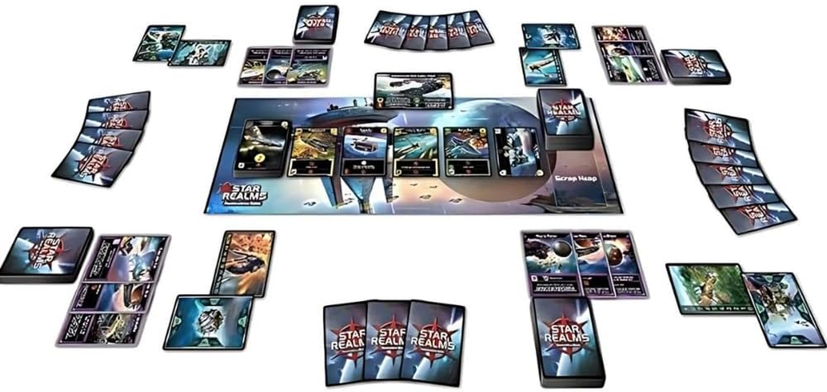 Wise Wizard Games Star Realms Box Set &ndash; a Board Game by Wise Wizard Games 1-4 Players &ndash; Board Games for Family 20 Minutes of Gameplay &ndash; Games for Family Game Night &ndash; for Kids and Adults Ages 12+ - English Version image number 1