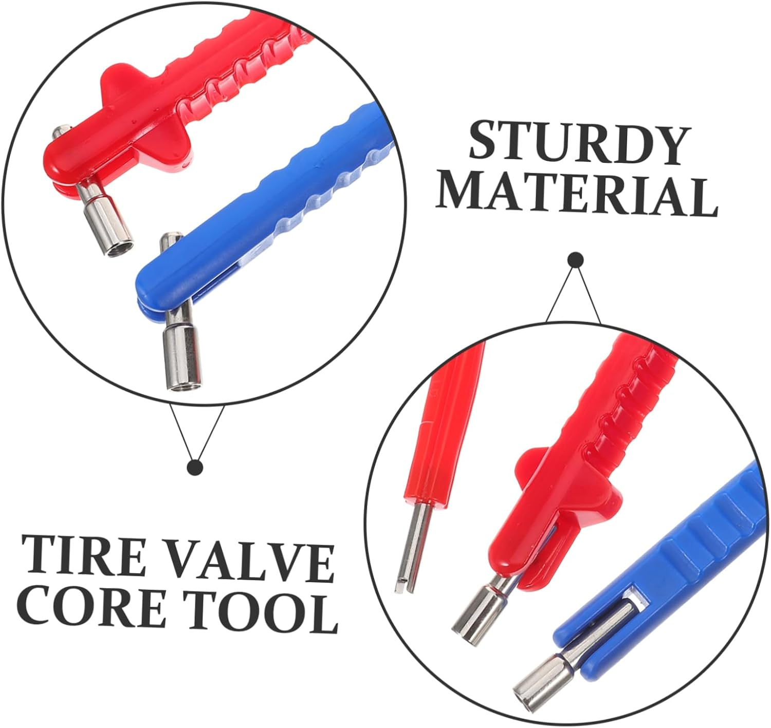 FELTECHELECTR Tire Valve Stem Puller Kit 3Pcs with Valve Core Remover and Installer Tools for Car Motorcycle Bicycle Tire Repair and Maintenance