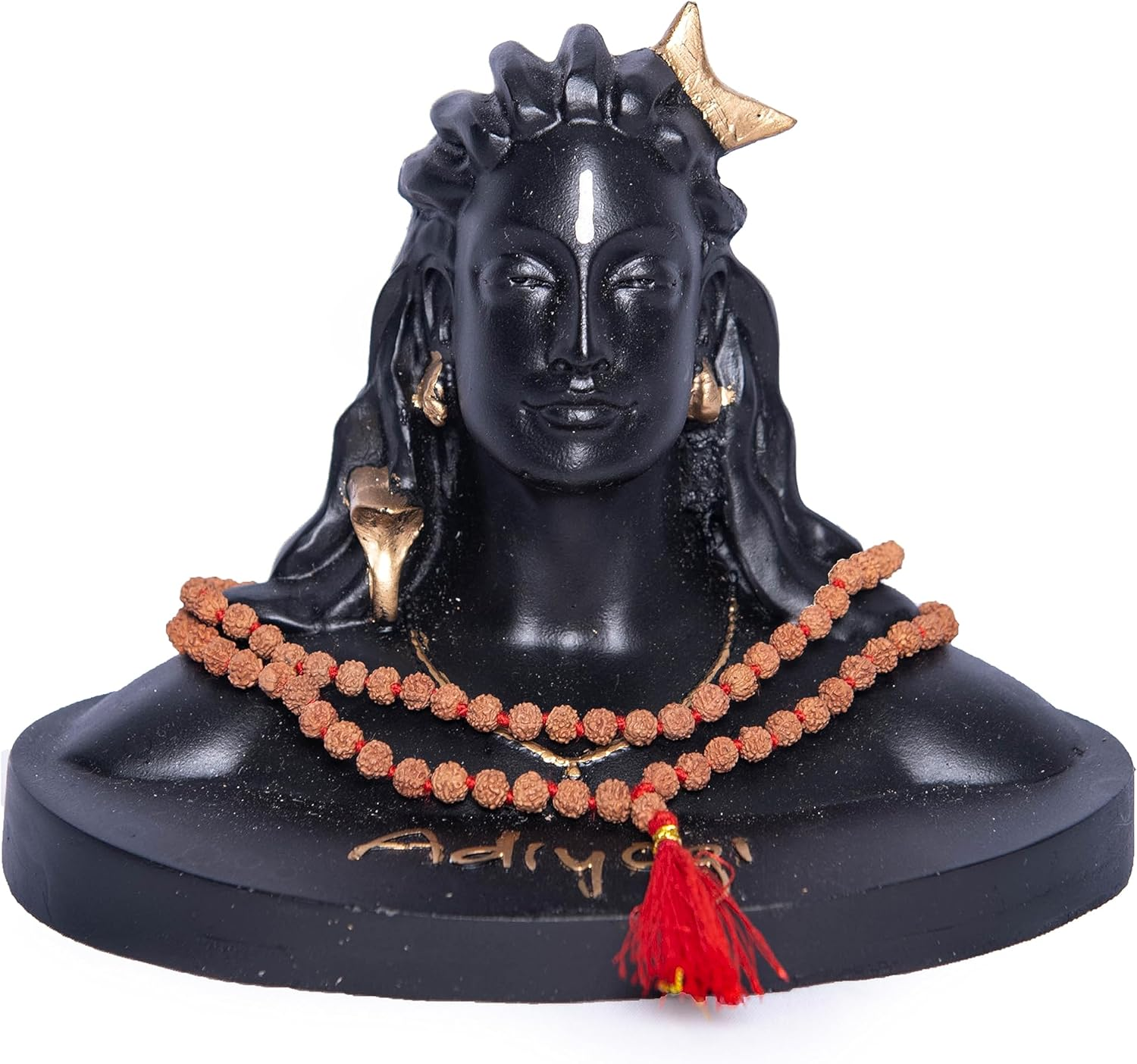 Wc_Adiyogi Statue| Lord Shiva Idol for Car Dashboard | Mahadev Idol Shiv Murti Shankara Pooja & Gift Showcase Decoration Items for Home Decor, Temple Puja Adiyogi Statue for Car