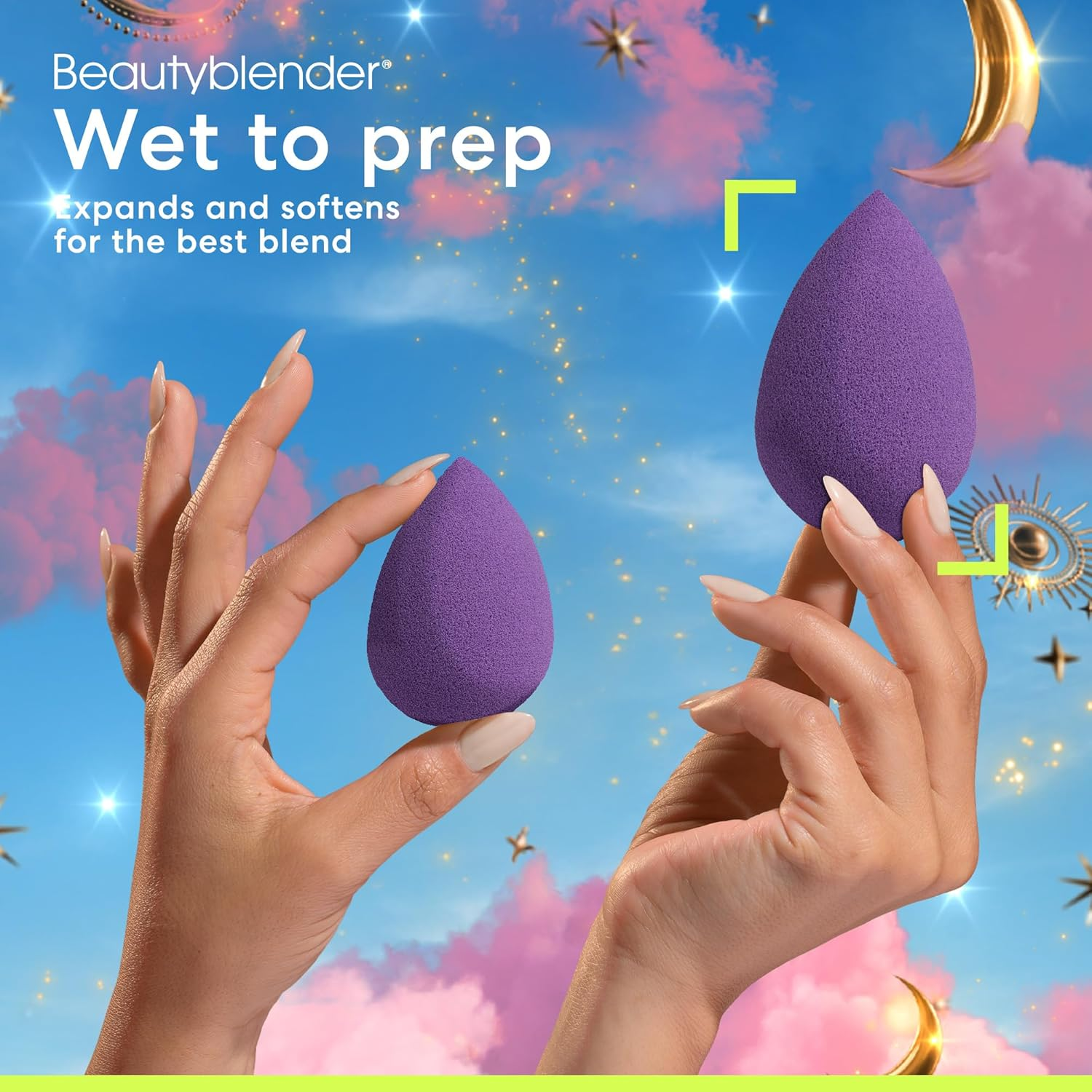 Beautyblender&reg; | Eclipse Beauty Blender 2-Piece Blend Set | Blend & Store Set Includes 1 Makeup Sponge and 1 Nest, Vegan & Cruelty Free, Made in the USA image number 3