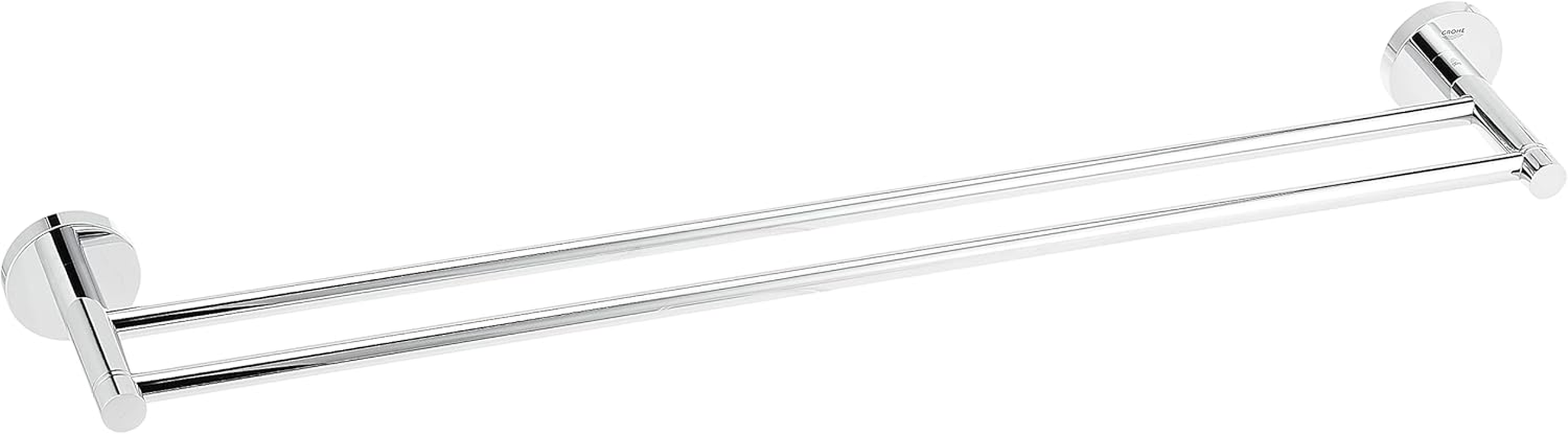 Grohe 40802001 Essentials Double Towel Rail, 600 Mm