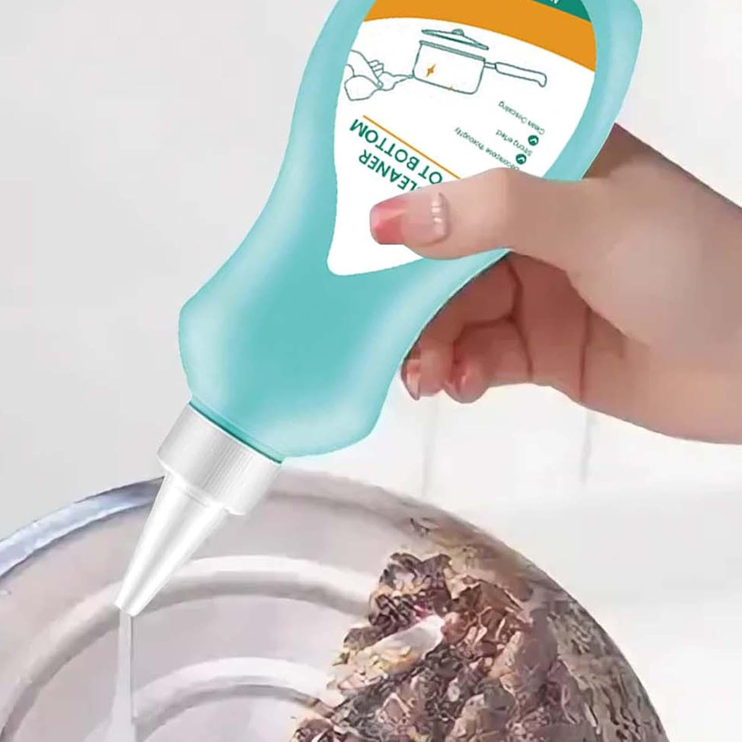 Magic Gel Cleaner for Pots and Pans, Household Cleaners 150Ml Wash Pot Gel Scale Cleaner, Effective Rust Remover Polishing Cleaner for Stove, Stainless Steel Cookware image number 5